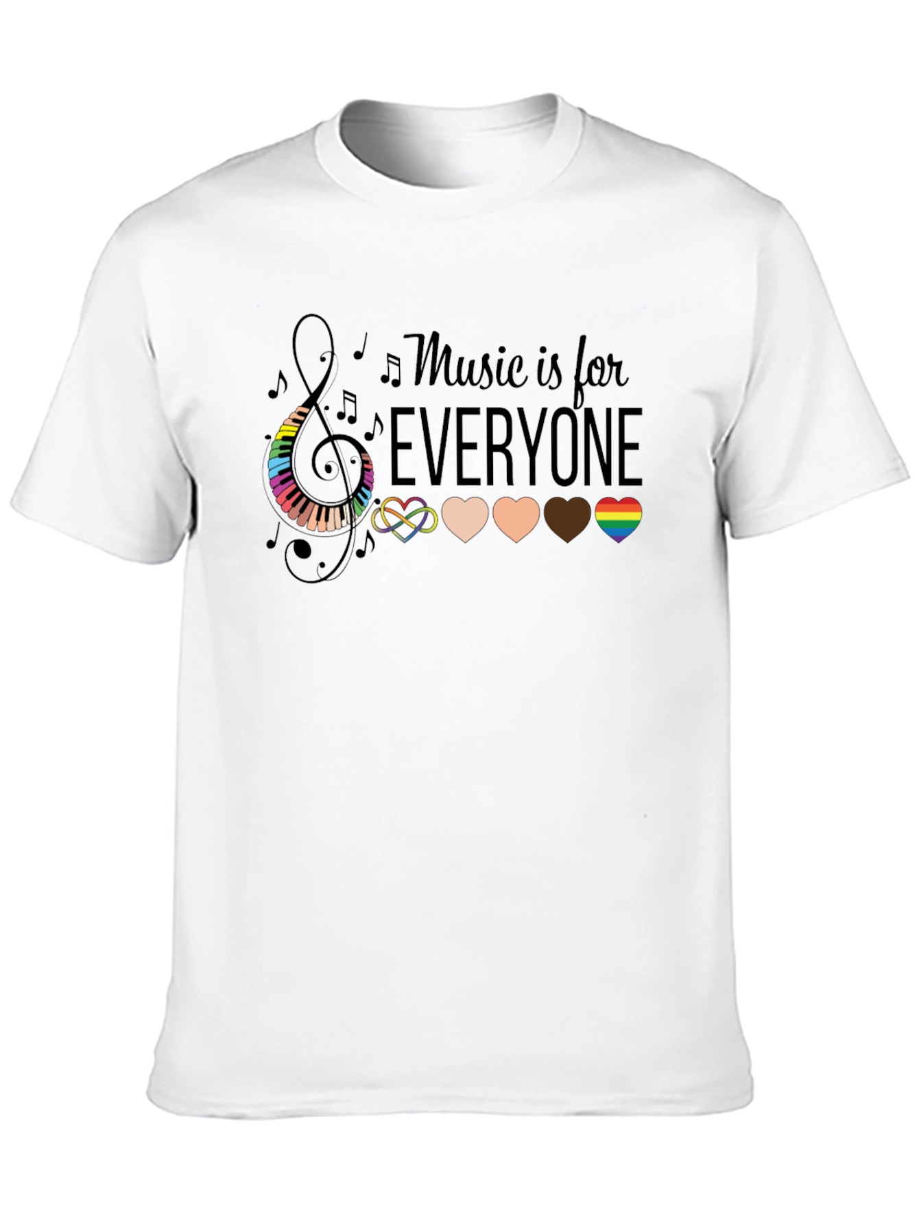 Music is for Everyone Graphic T-Shirt
