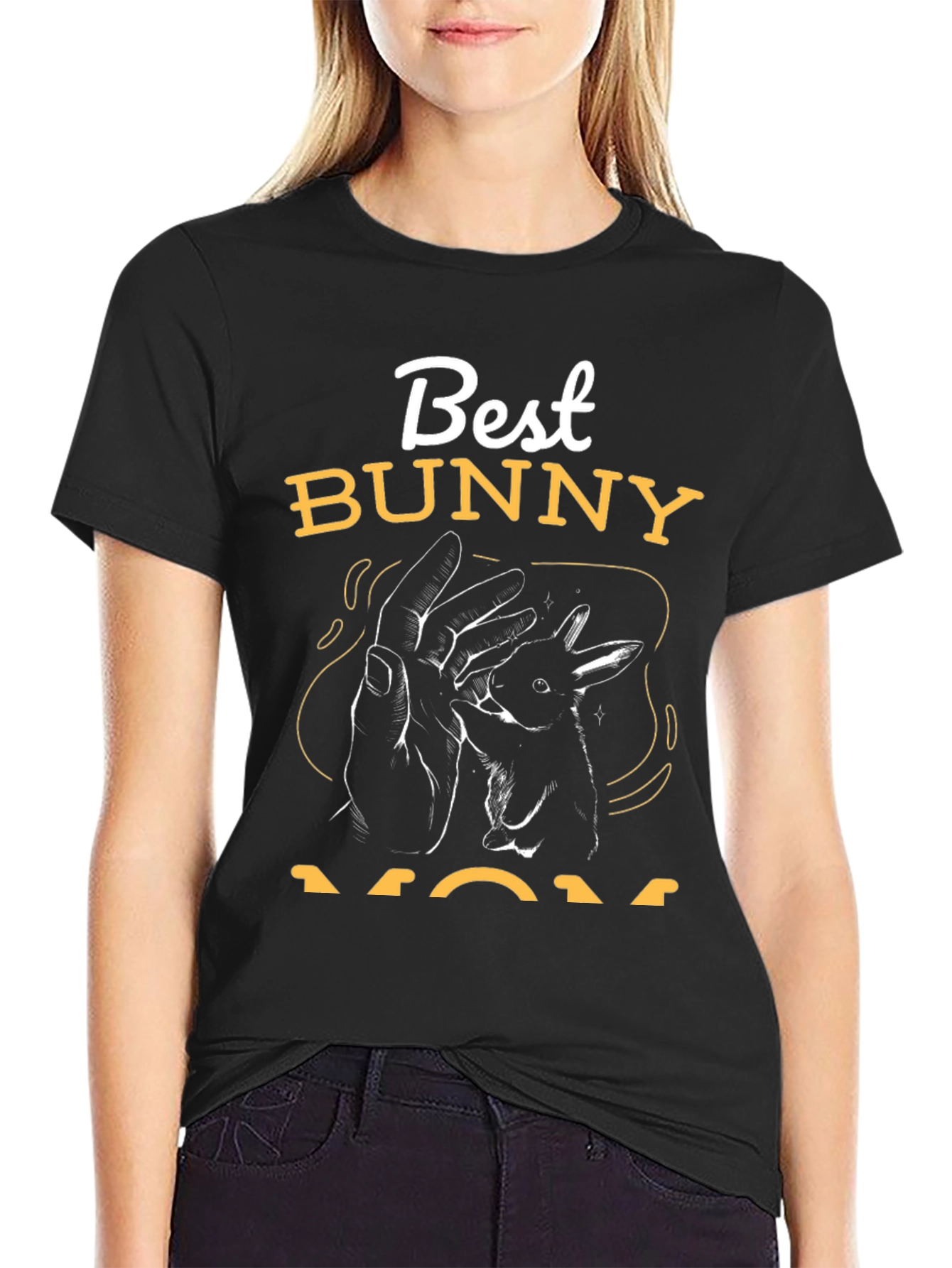 Best Bunny Mom T-Shirt - Cute Rabbit Lover Tee