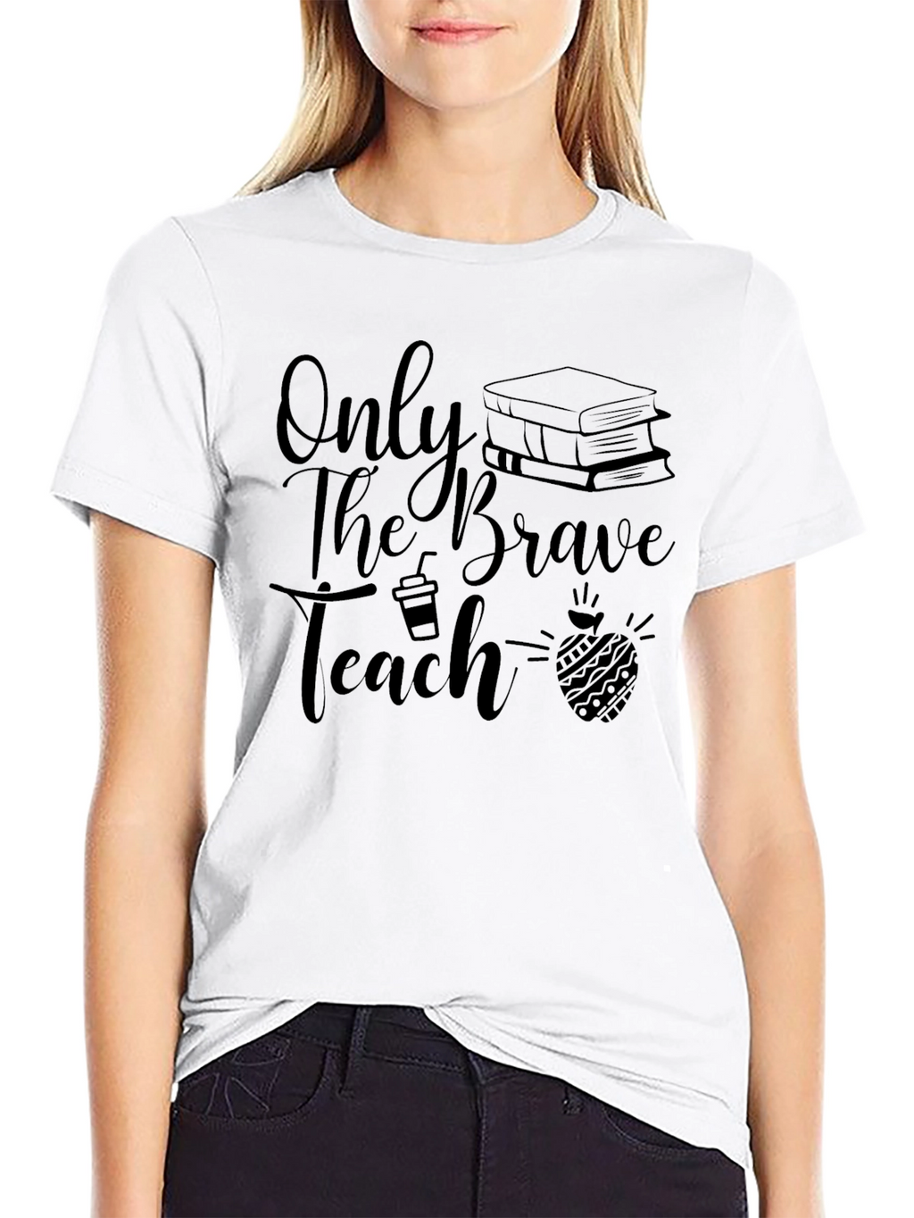 Brave Teacher Graphic Tee