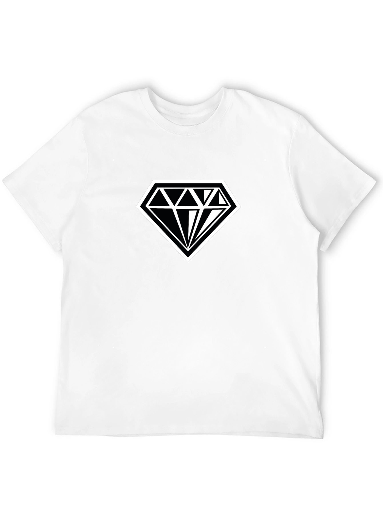 Diamond Graphic Black T-Shirt