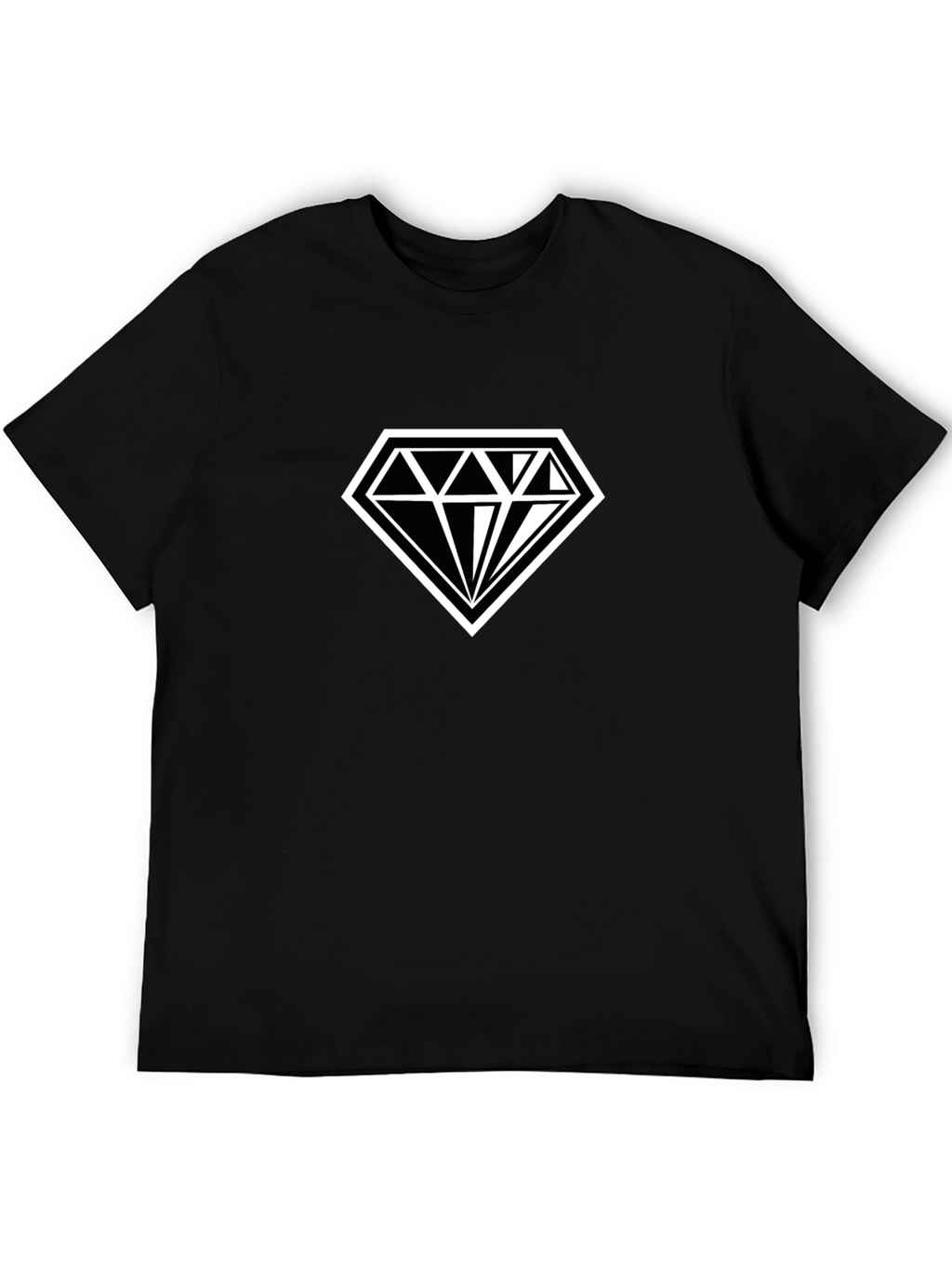 Diamond Graphic Black T-Shirt