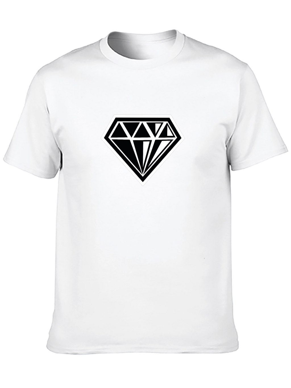 Diamond Graphic Black T-Shirt