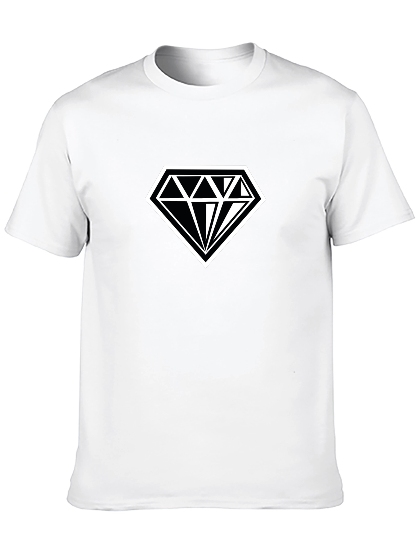 Diamond Graphic Black T-Shirt