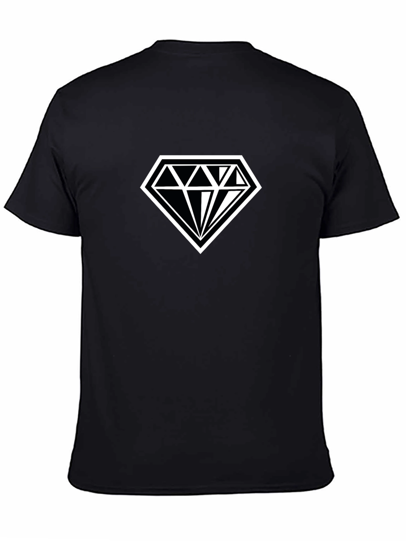 Diamond Graphic Black T-Shirt
