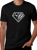 Diamond Graphic Black T-Shirt