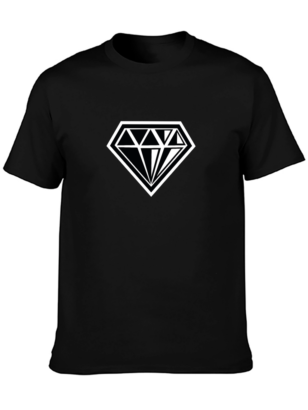 Diamond Graphic Black T-Shirt