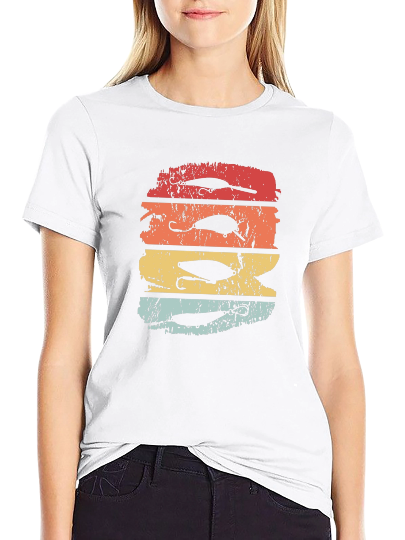 Retro Fishing Lures Graphic Tee | Angler Gift