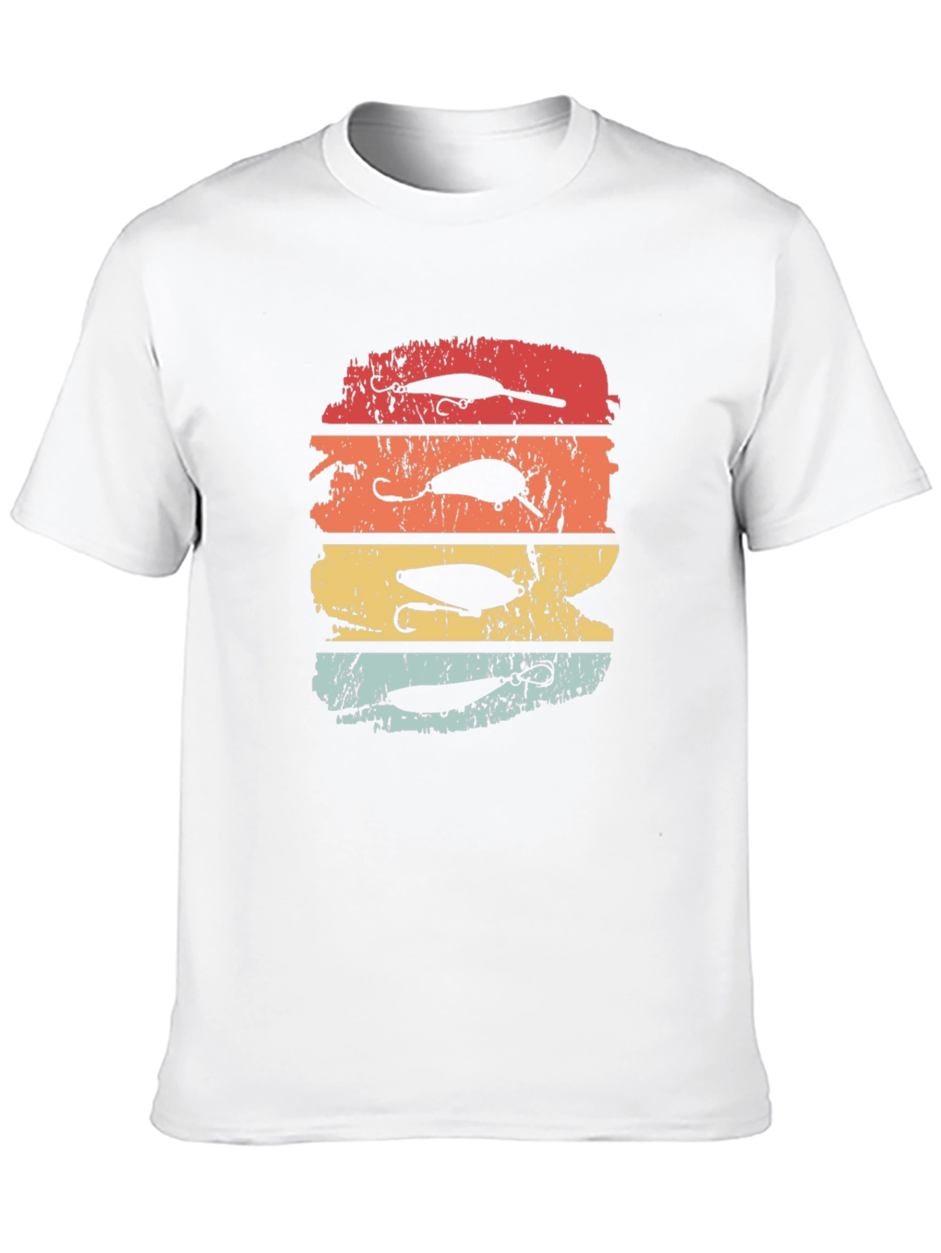 Retro Fishing Lures Graphic Tee | Angler Gift