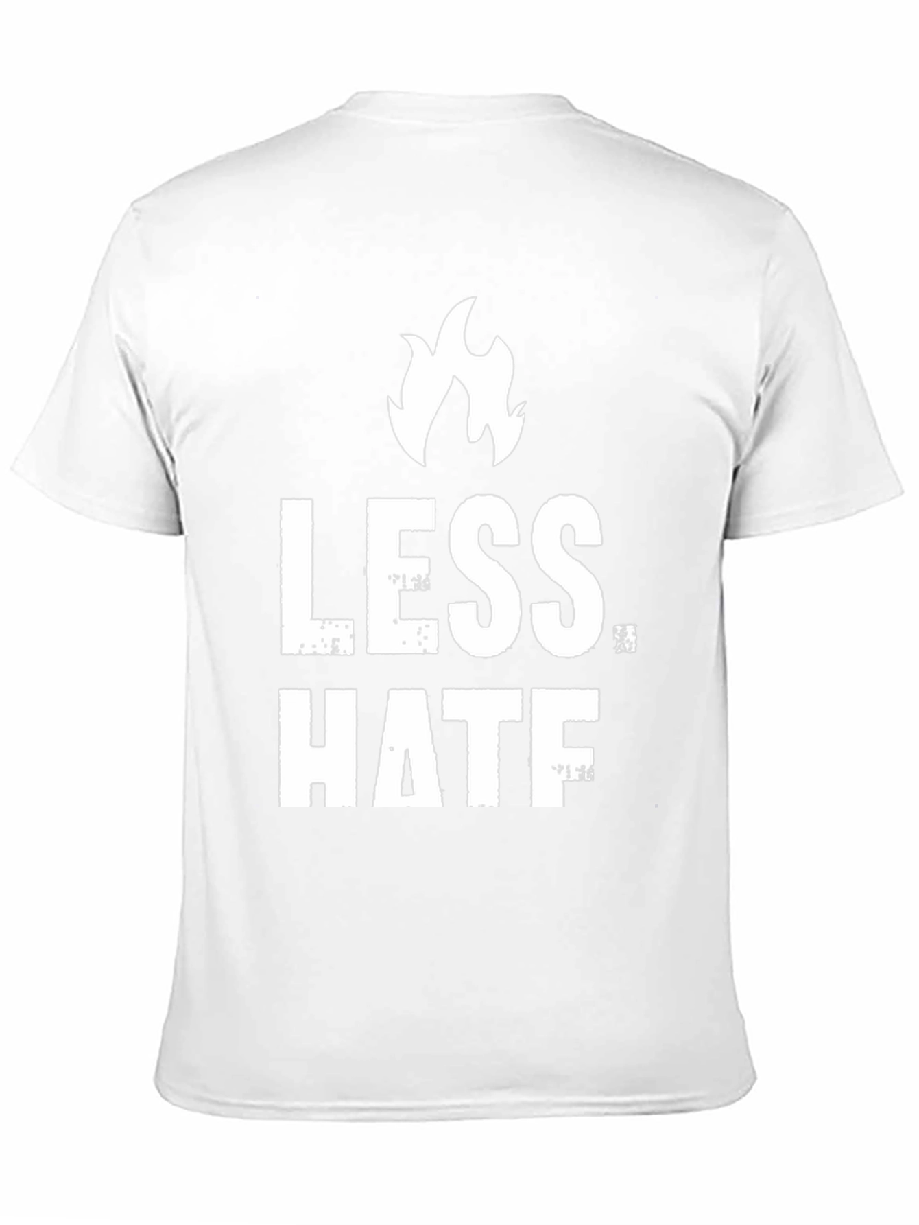 Less Hate Black Graphic T-Shirt