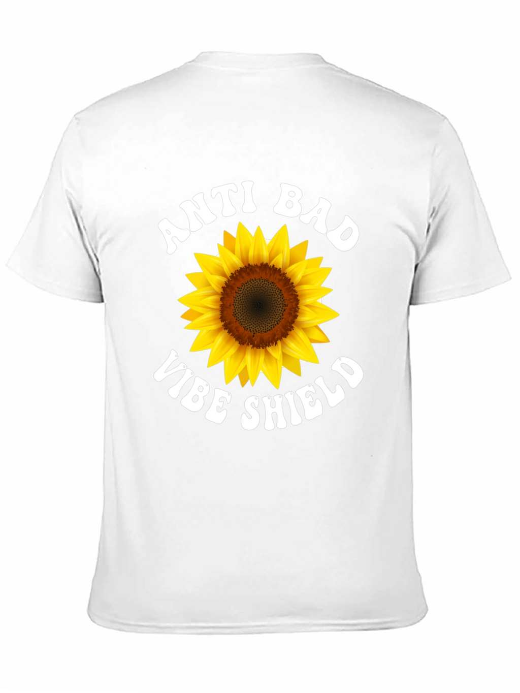 Anti Bad Vibe Shield Sunflower T-Shirt