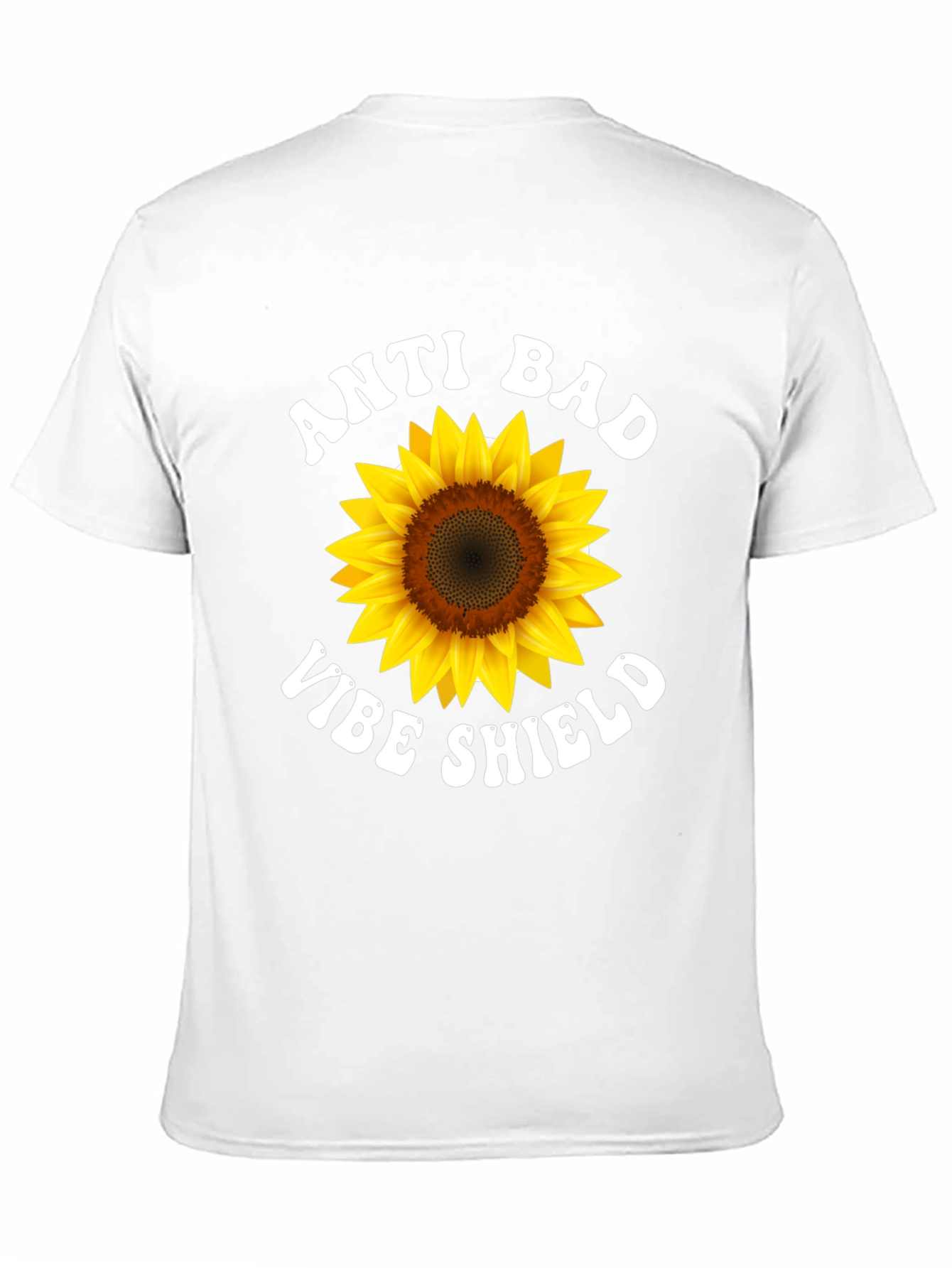 Anti Bad Vibe Shield Sunflower T-Shirt