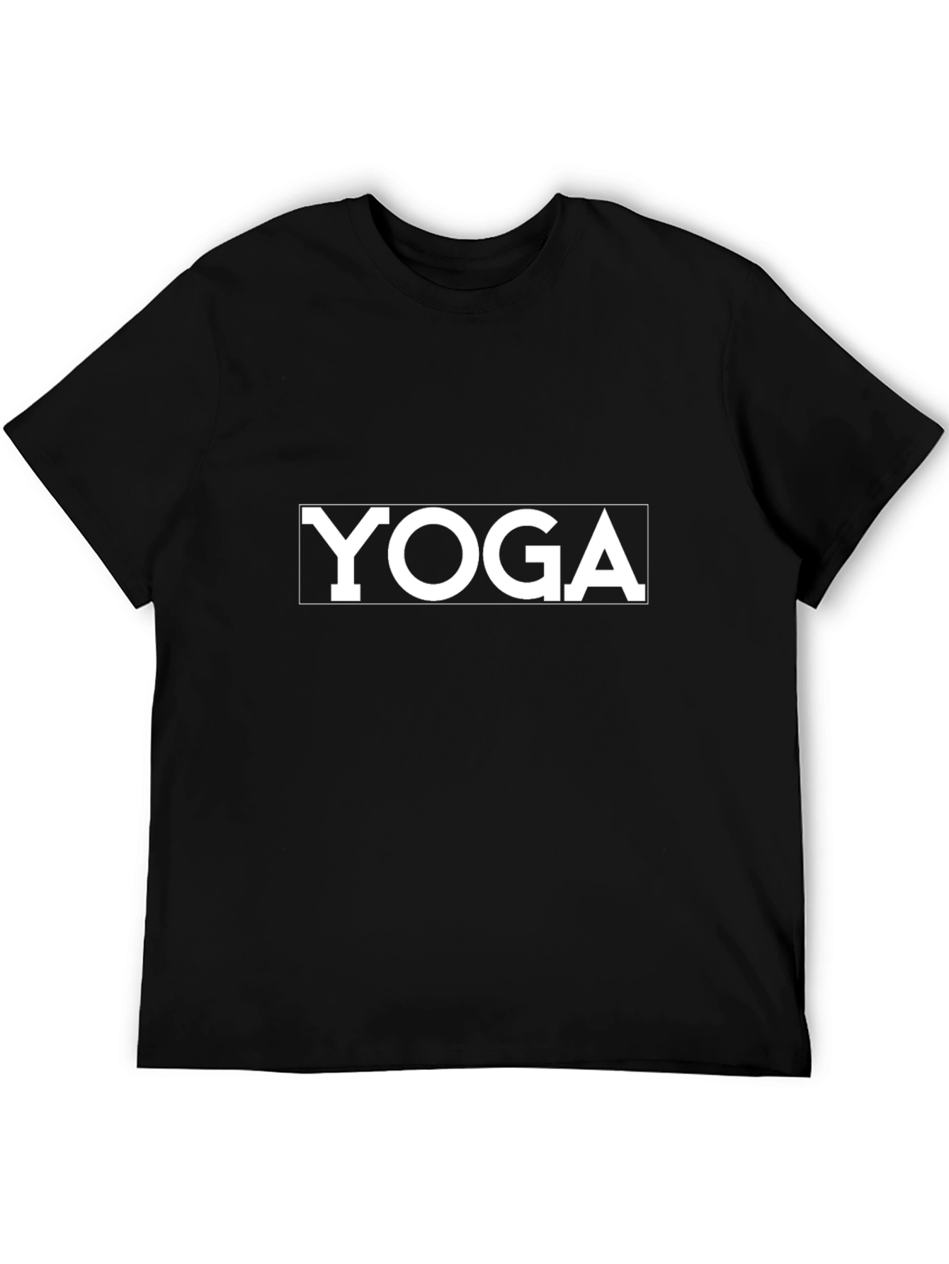 Yoga Graphic Black T-Shirt for Men