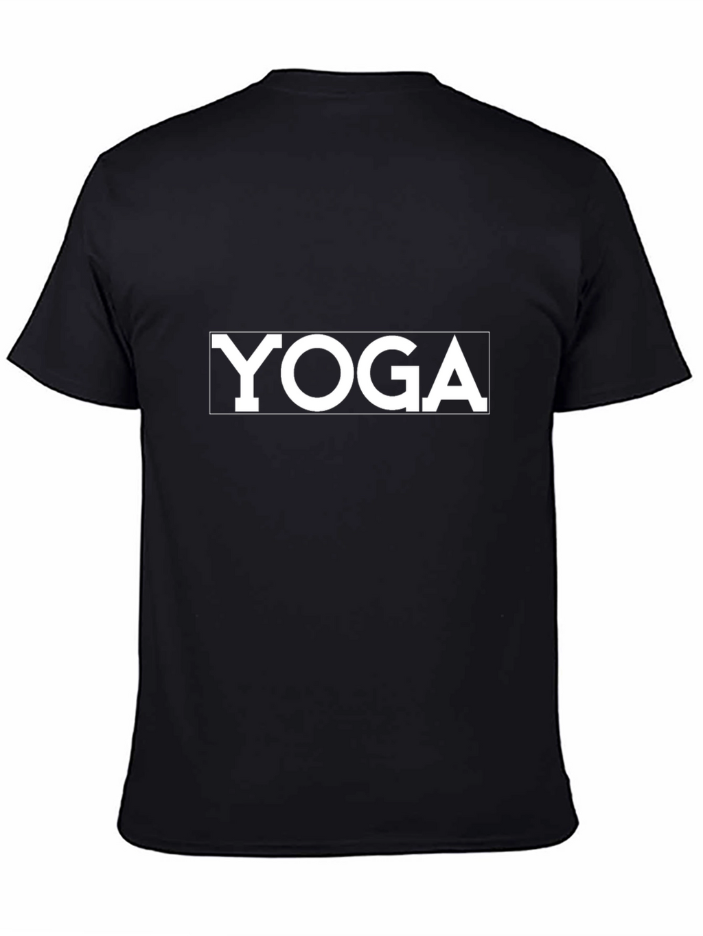 Yoga Graphic Black T-Shirt for Men