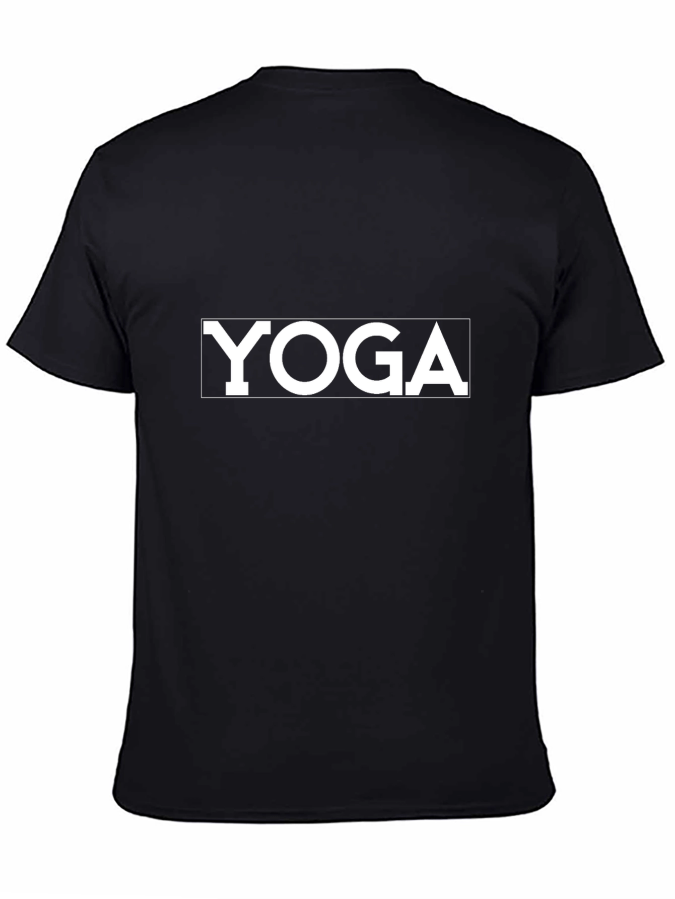 Yoga Graphic Black T-Shirt for Men