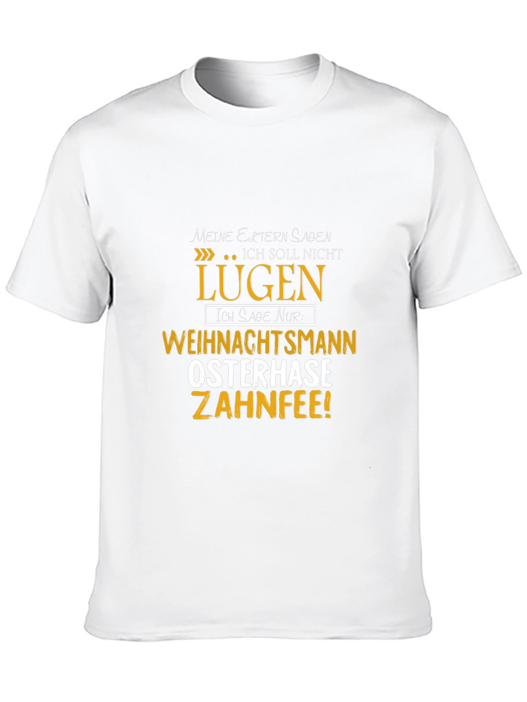 Funny German Lie T-Shirt - Weihnachtsman Osterhase
