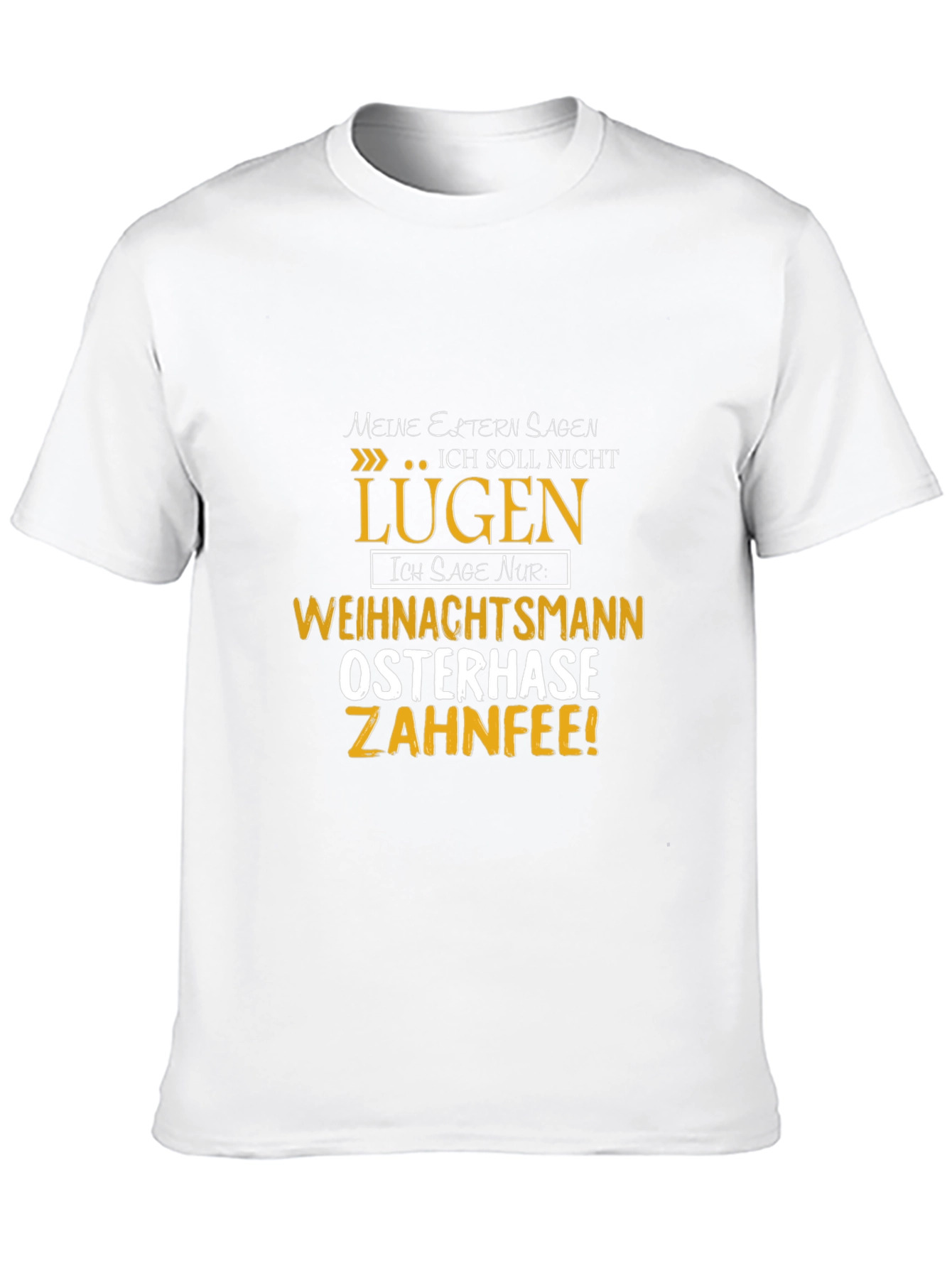 Funny German Lie T-Shirt - Weihnachtsman Osterhase
