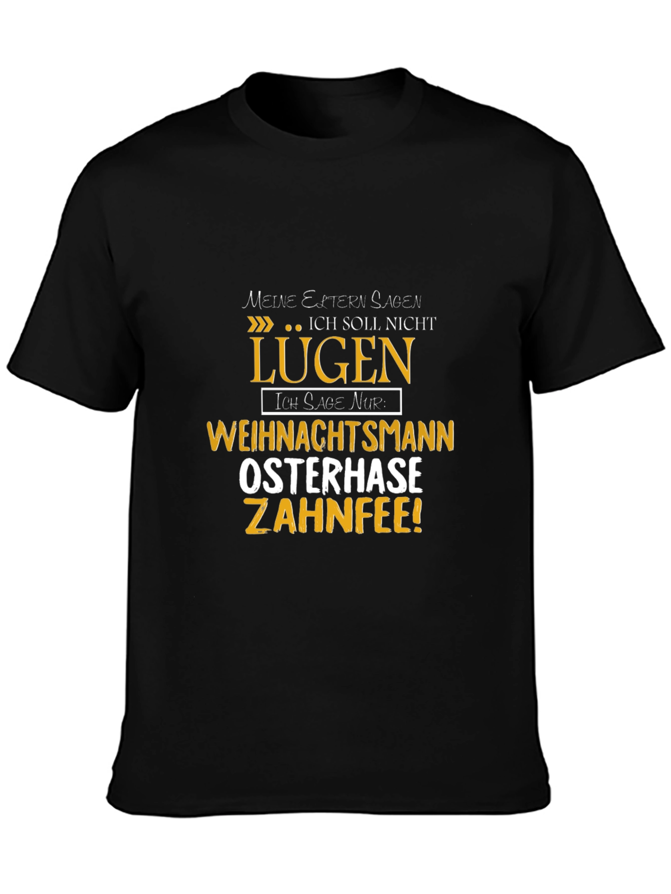 Funny German Lie T-Shirt - Weihnachtsman Osterhase