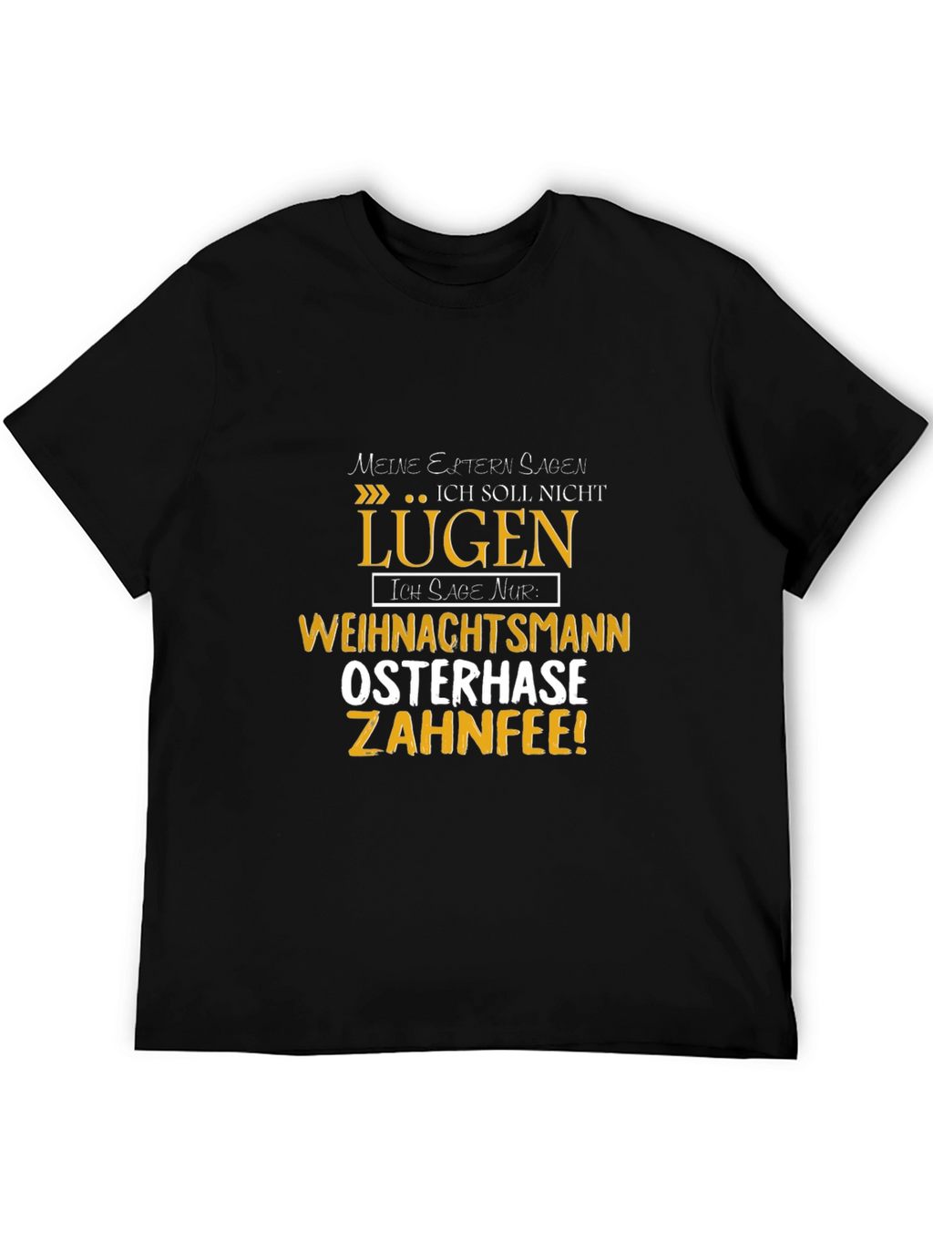 Funny German Lie T-Shirt - Weihnachtsman Osterhase