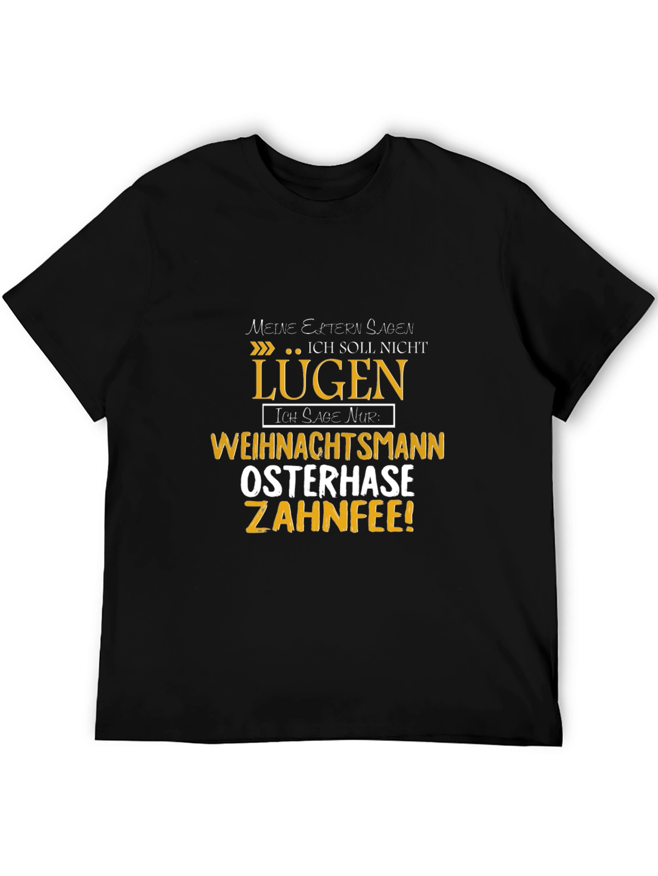 Funny German Lie T-Shirt - Weihnachtsman Osterhase