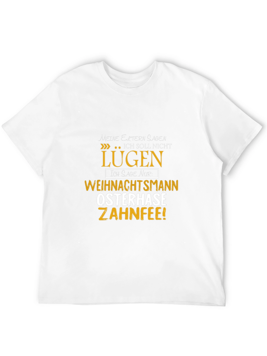 Funny German Lie T-Shirt - Weihnachtsman Osterhase