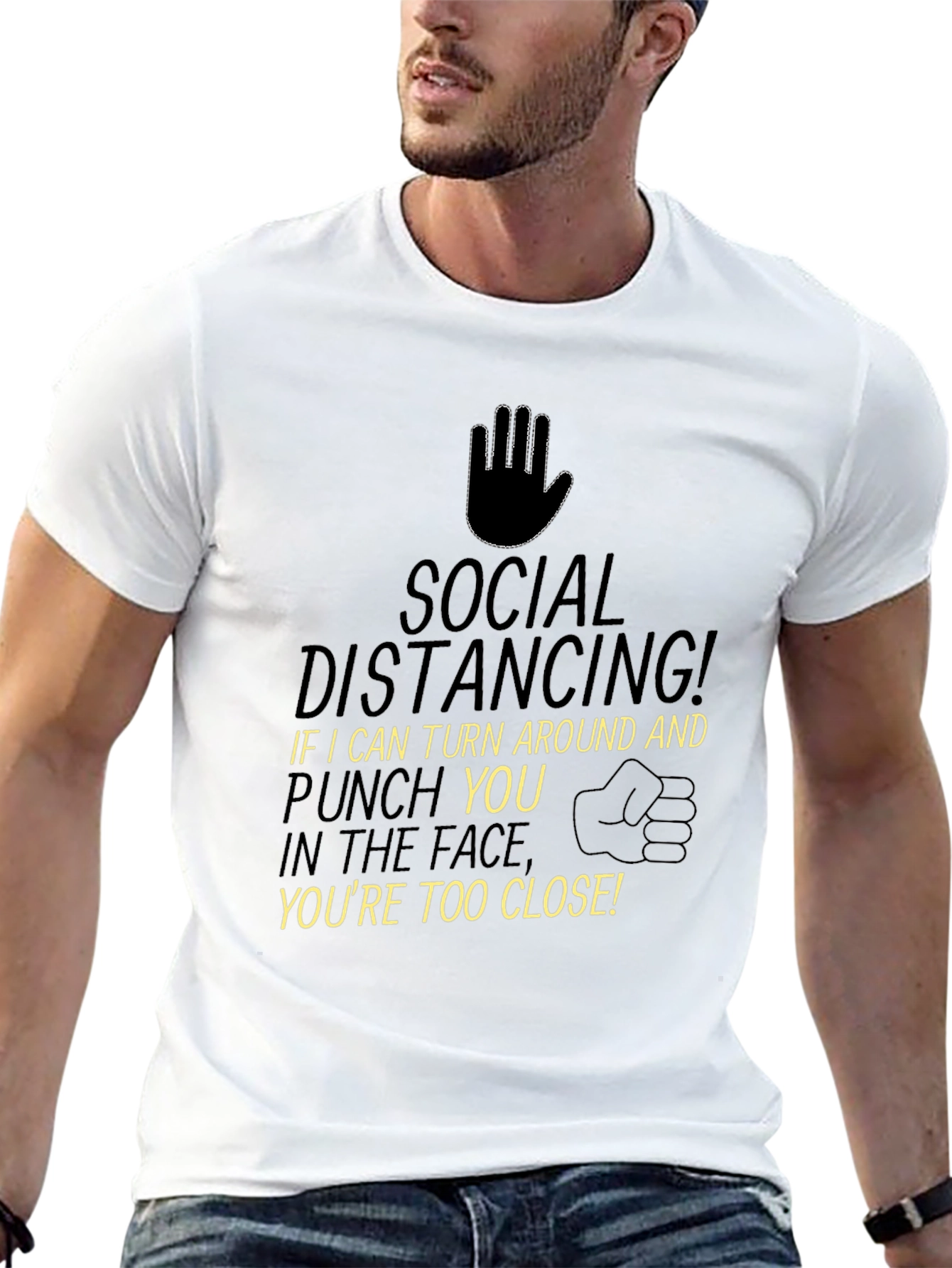 Social Distancing Punchline T-Shirt