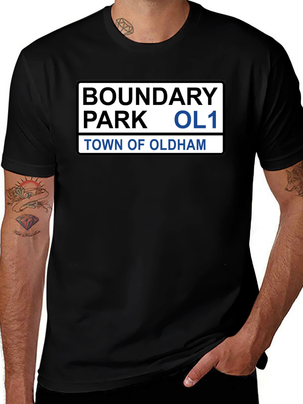Boundary Park Town of Oldham T-Shirt