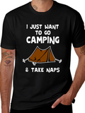 Camping & Naps Graphic T-Shirt