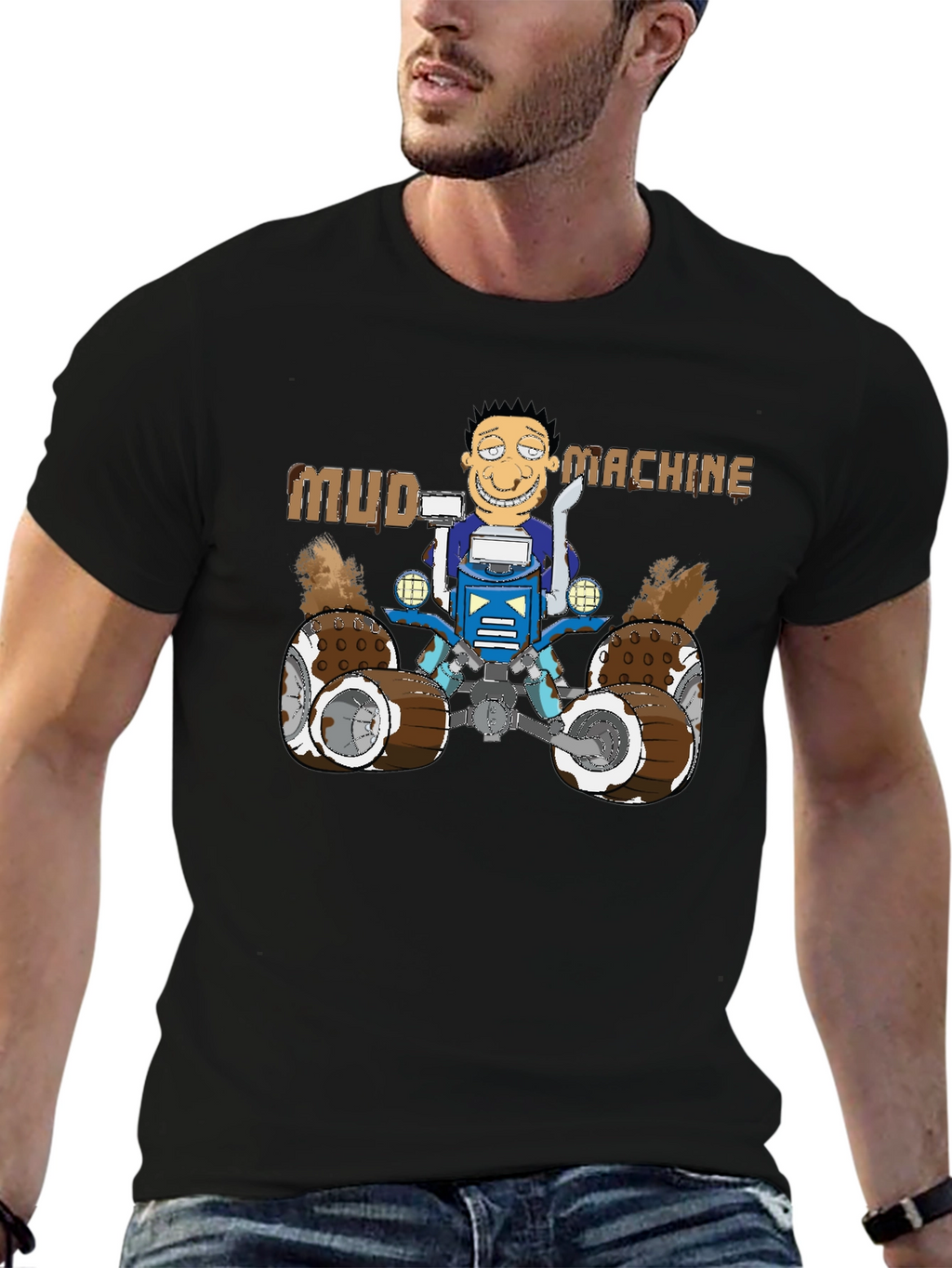 Mud Machine T-Shirt - Fun Graphic Tee