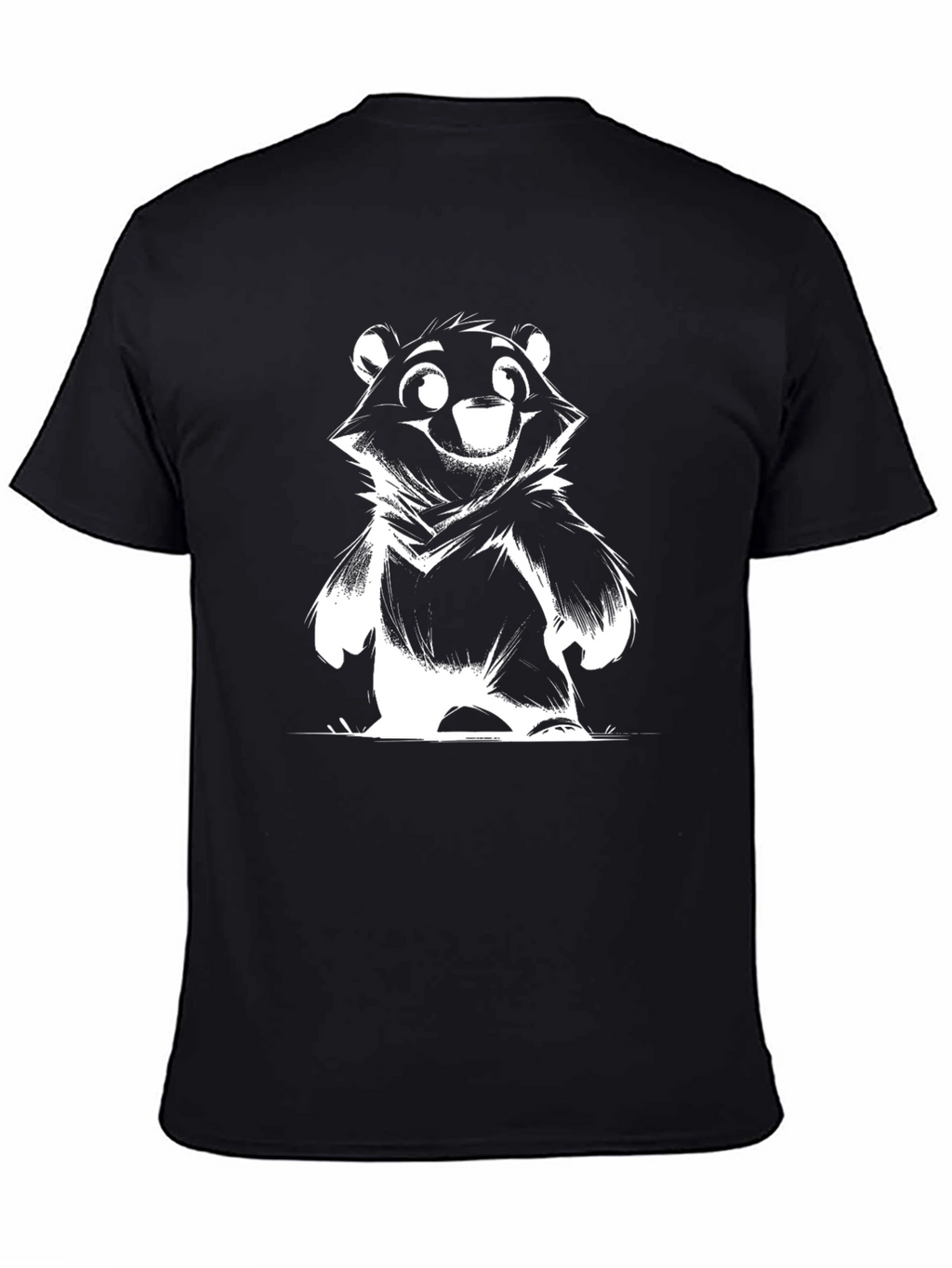 Bear Graphic Tee - Fun & Stylish Black T-Shirt