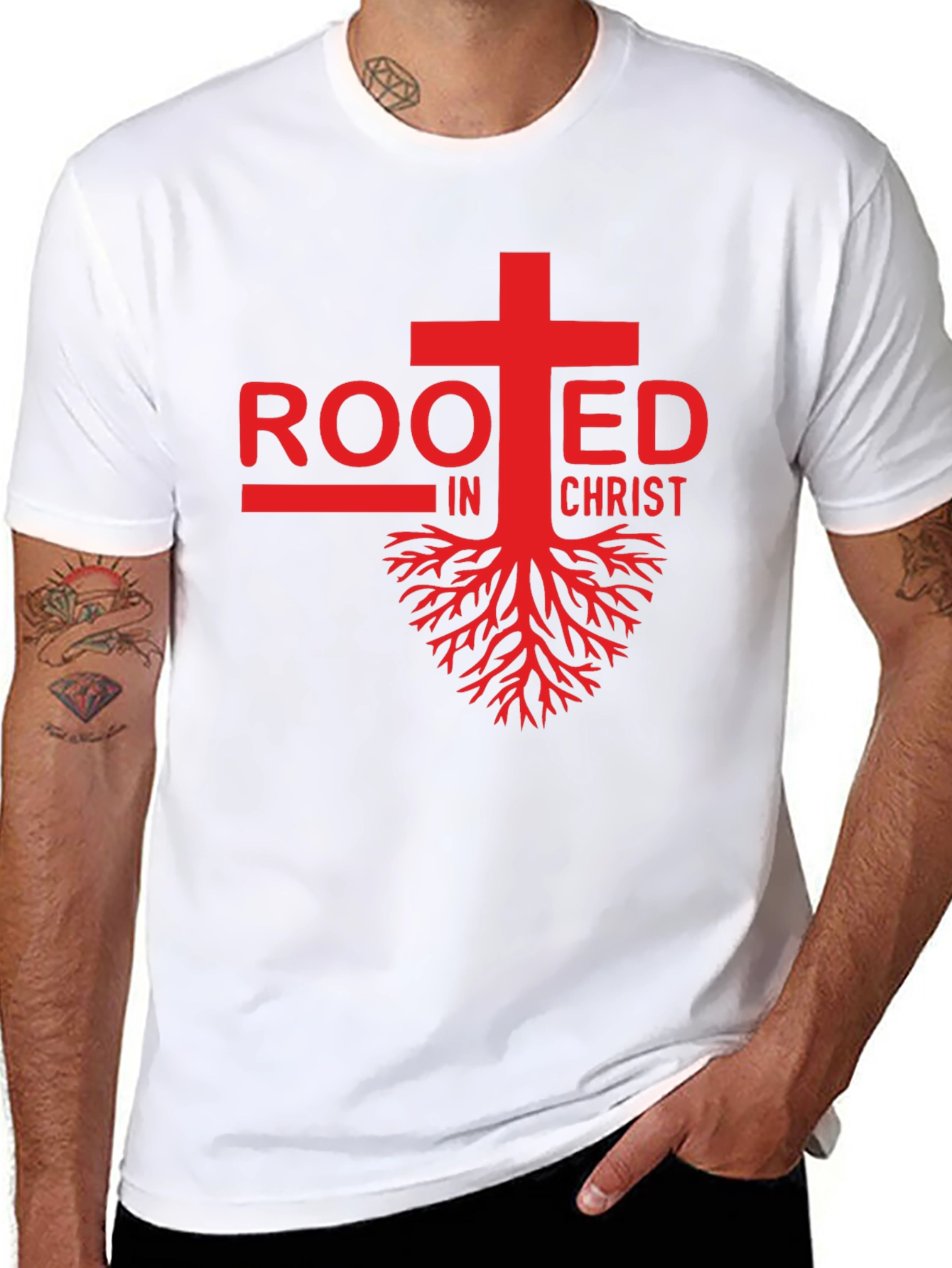 Rooted in Christ Graphic T-Shirt