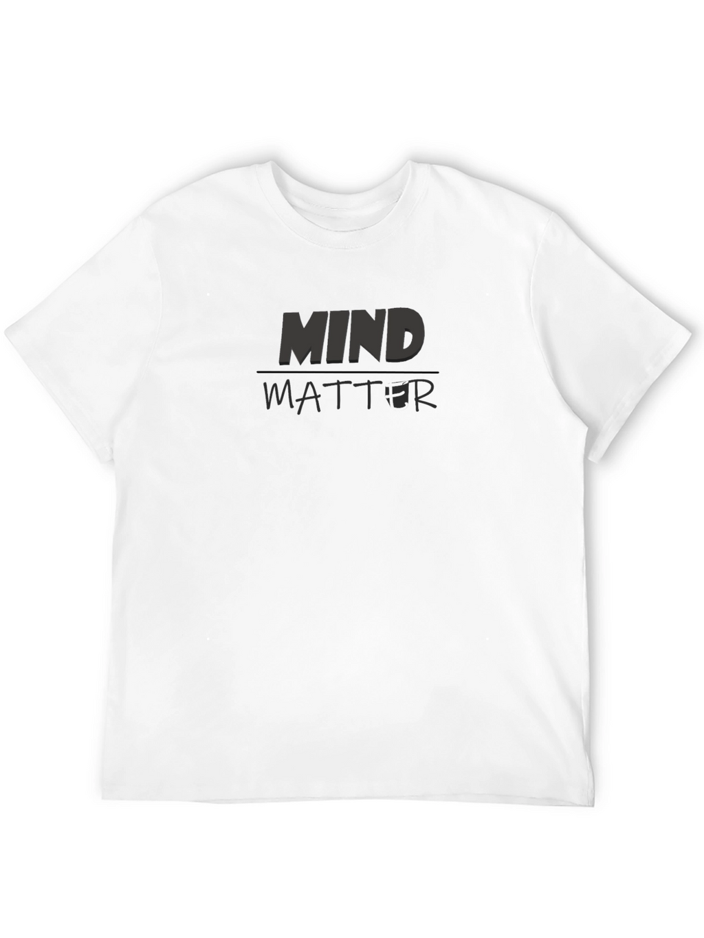 Mind Over Matter Graphic Black T-Shirt