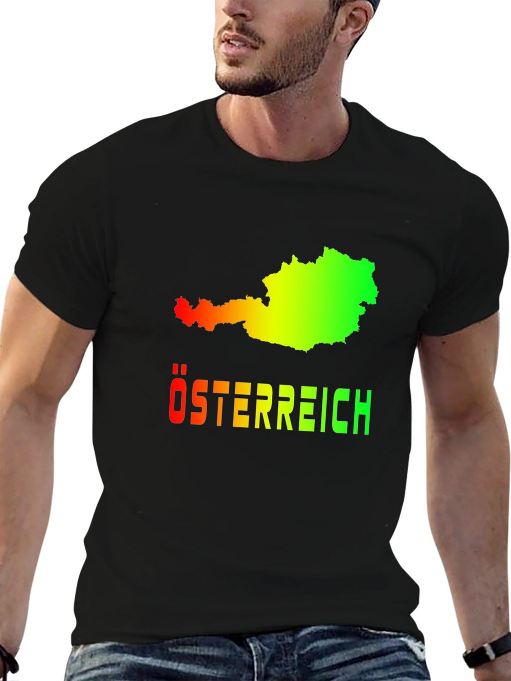 Austria Map T-Shirt - Österreich Graphic Tee
