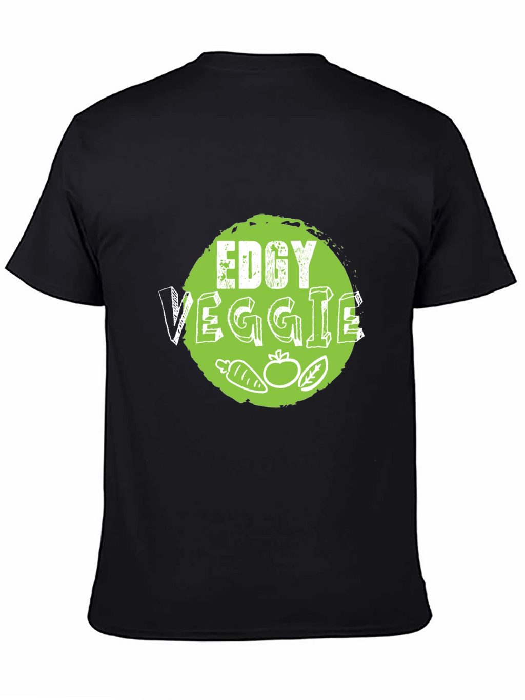 Edgy Veggie T-Shirt: Vegan Graphic Tee