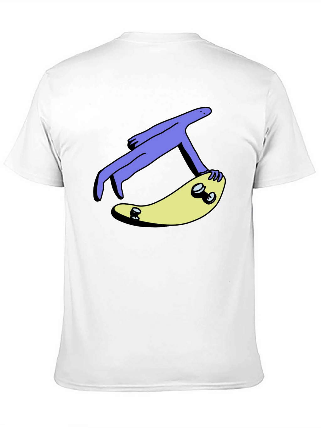 Skateboard Dude Graphic Tee - Cool Black T-Shirt