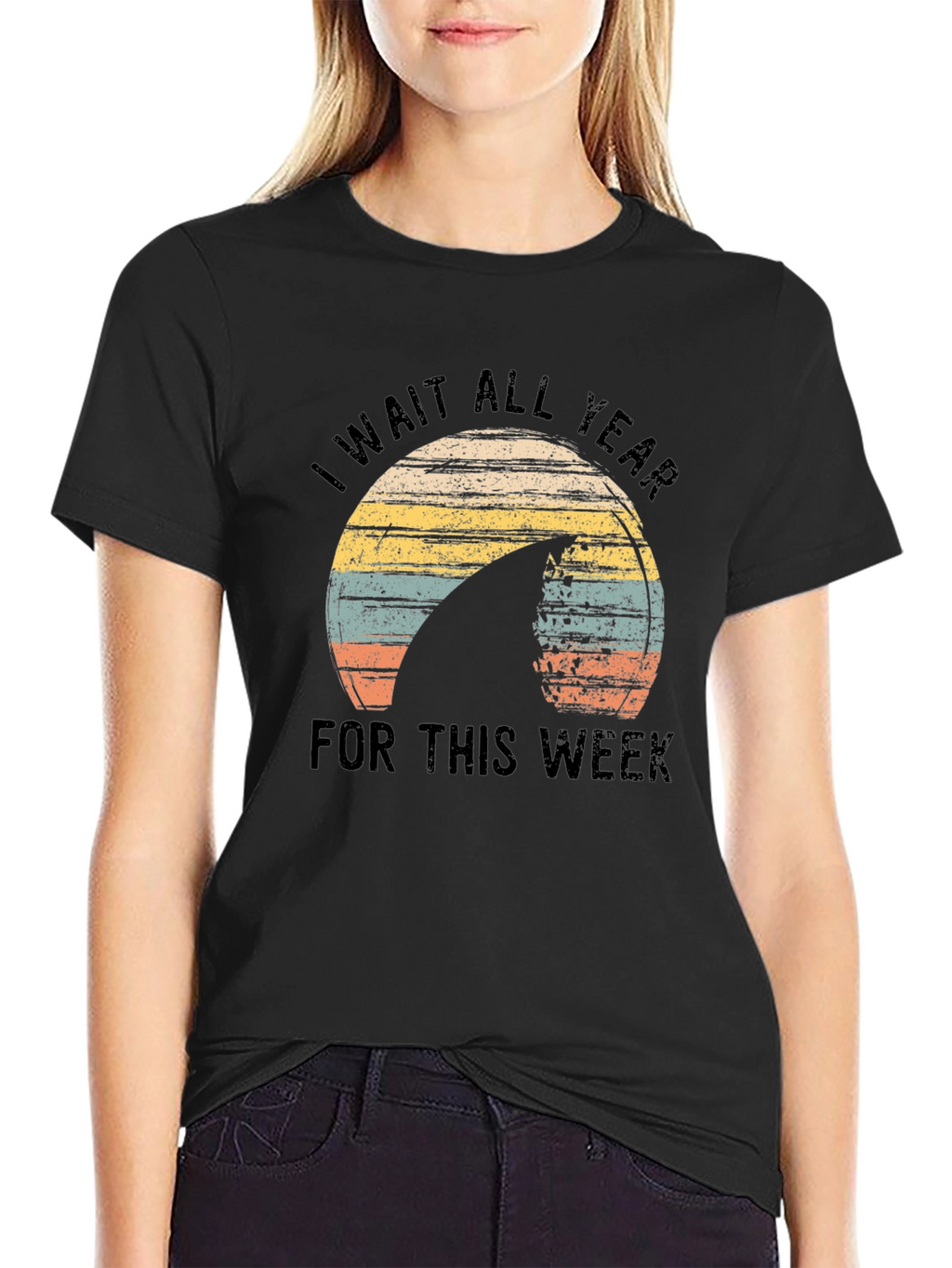 I Wait All Year Shark Tee