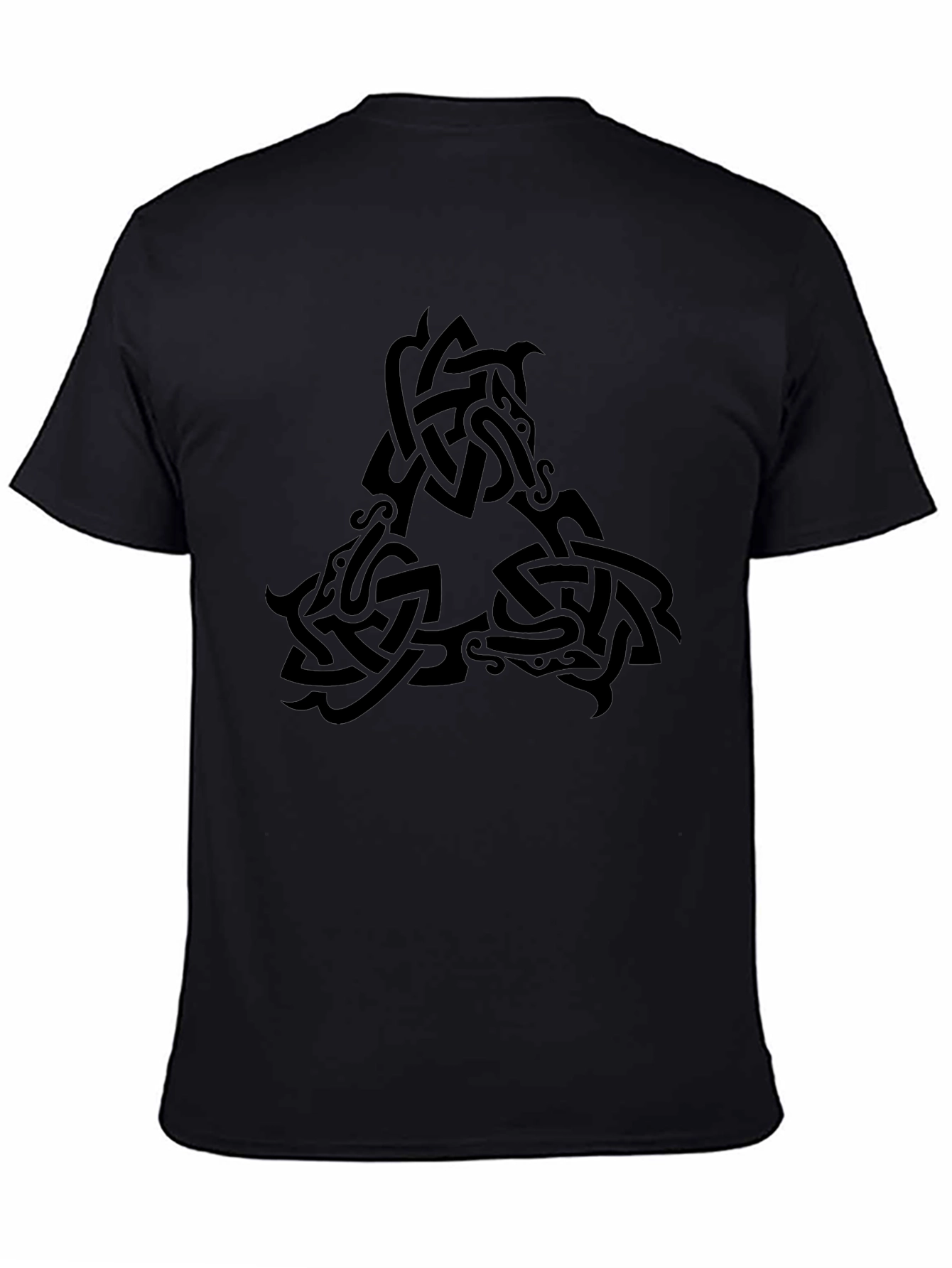 Mens Black Celtic Knot Horse T-Shirt
