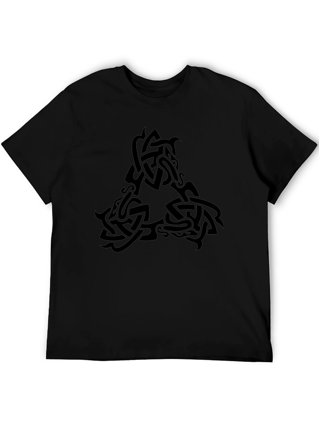 Mens Black Celtic Knot Horse T-Shirt