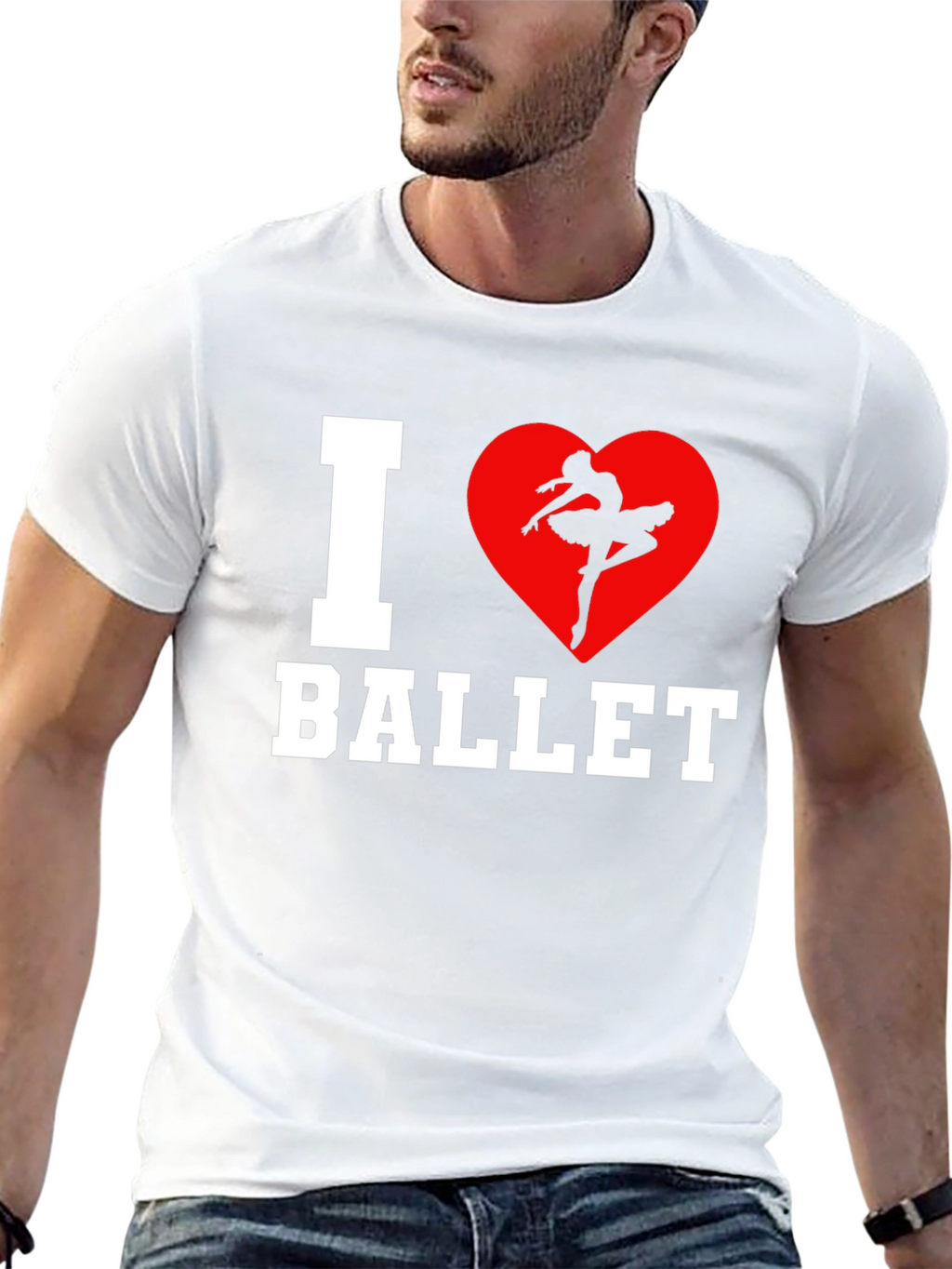 I Heart Ballet Graphic T-Shirt
