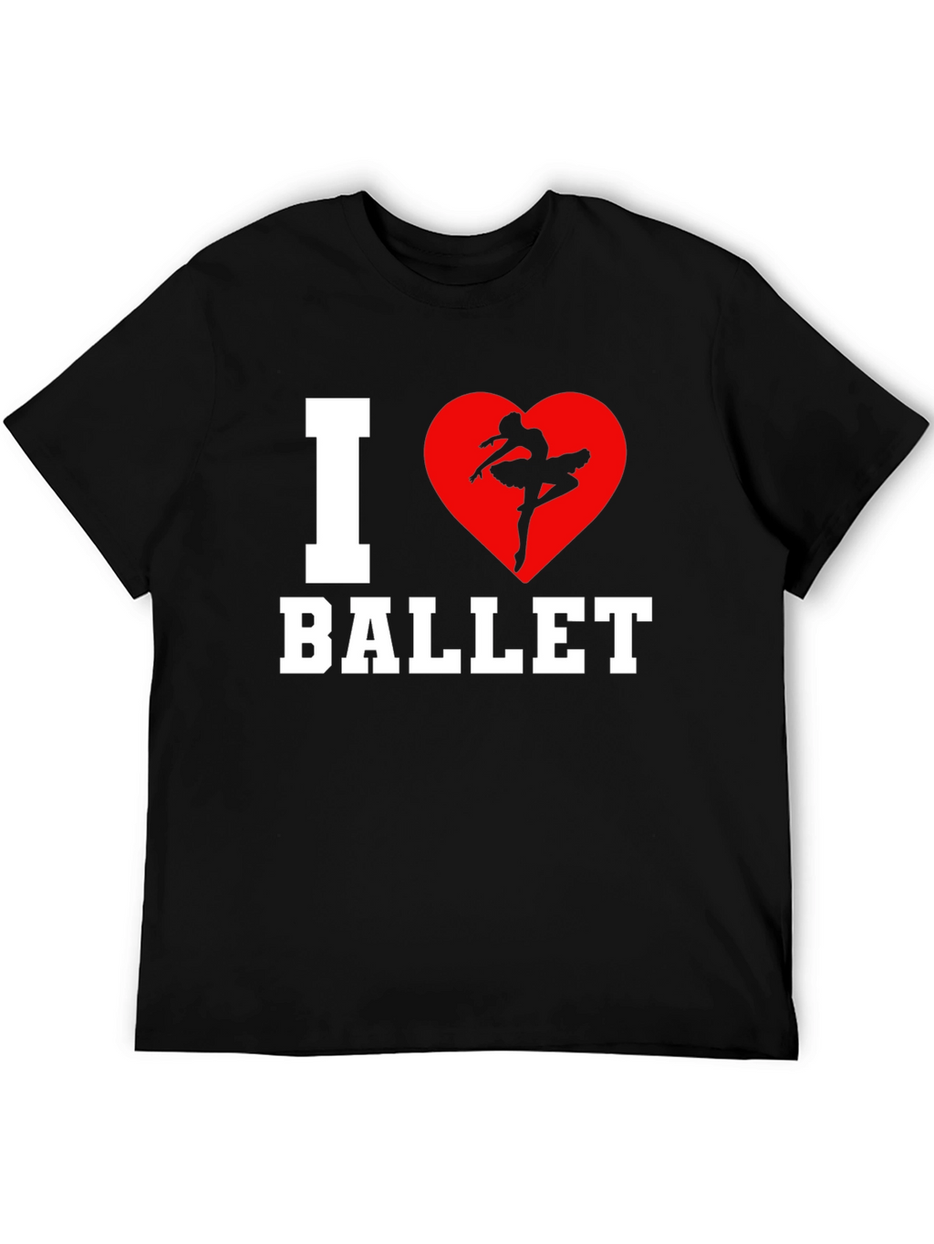I Heart Ballet Graphic T-Shirt
