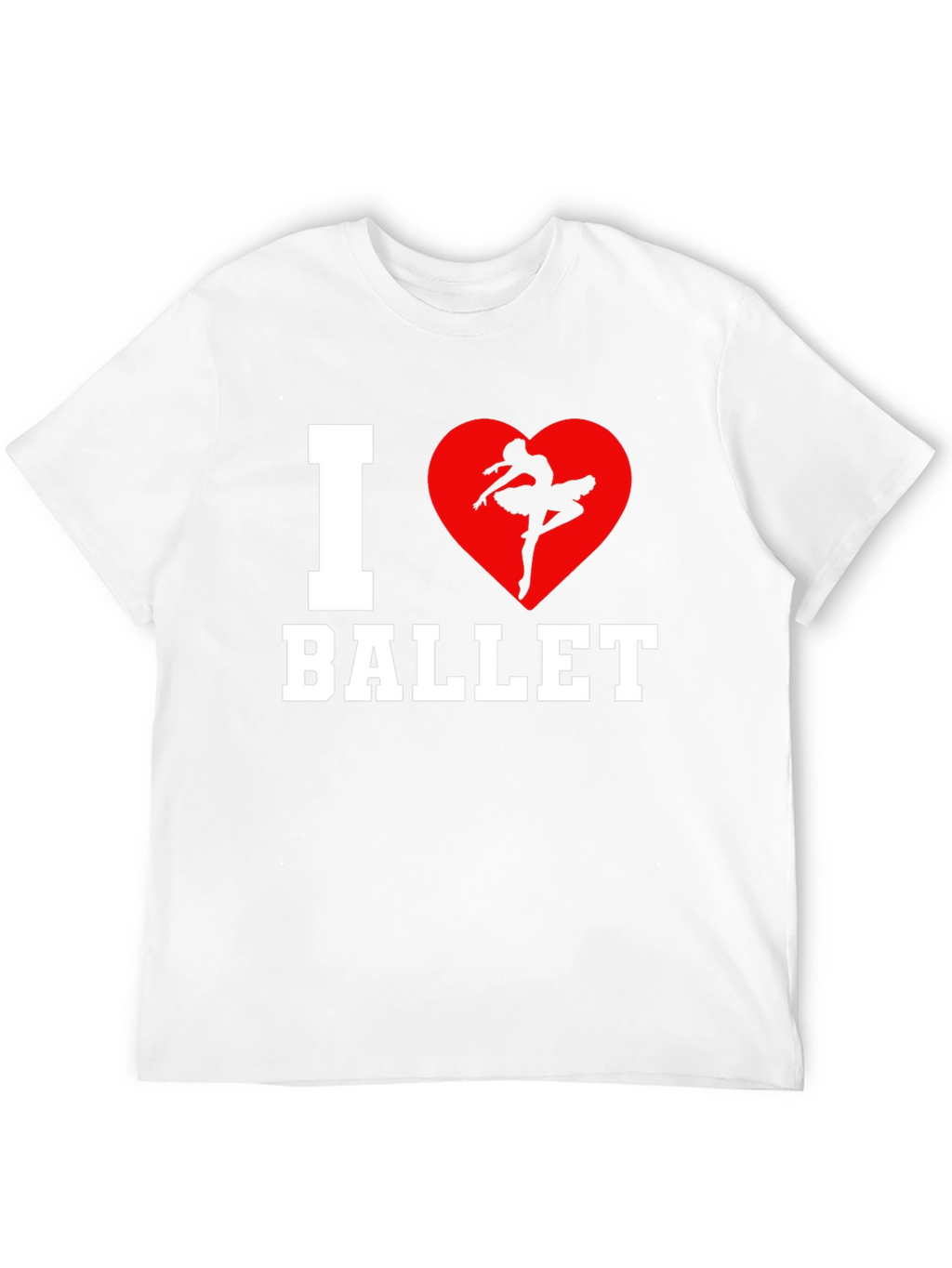 I Heart Ballet Graphic T-Shirt