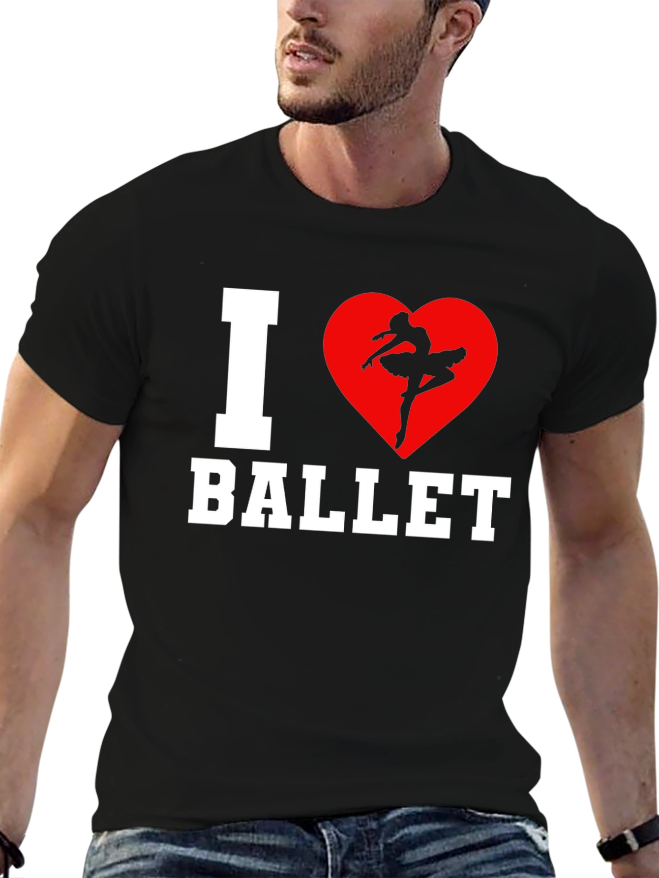 I Heart Ballet Graphic T-Shirt
