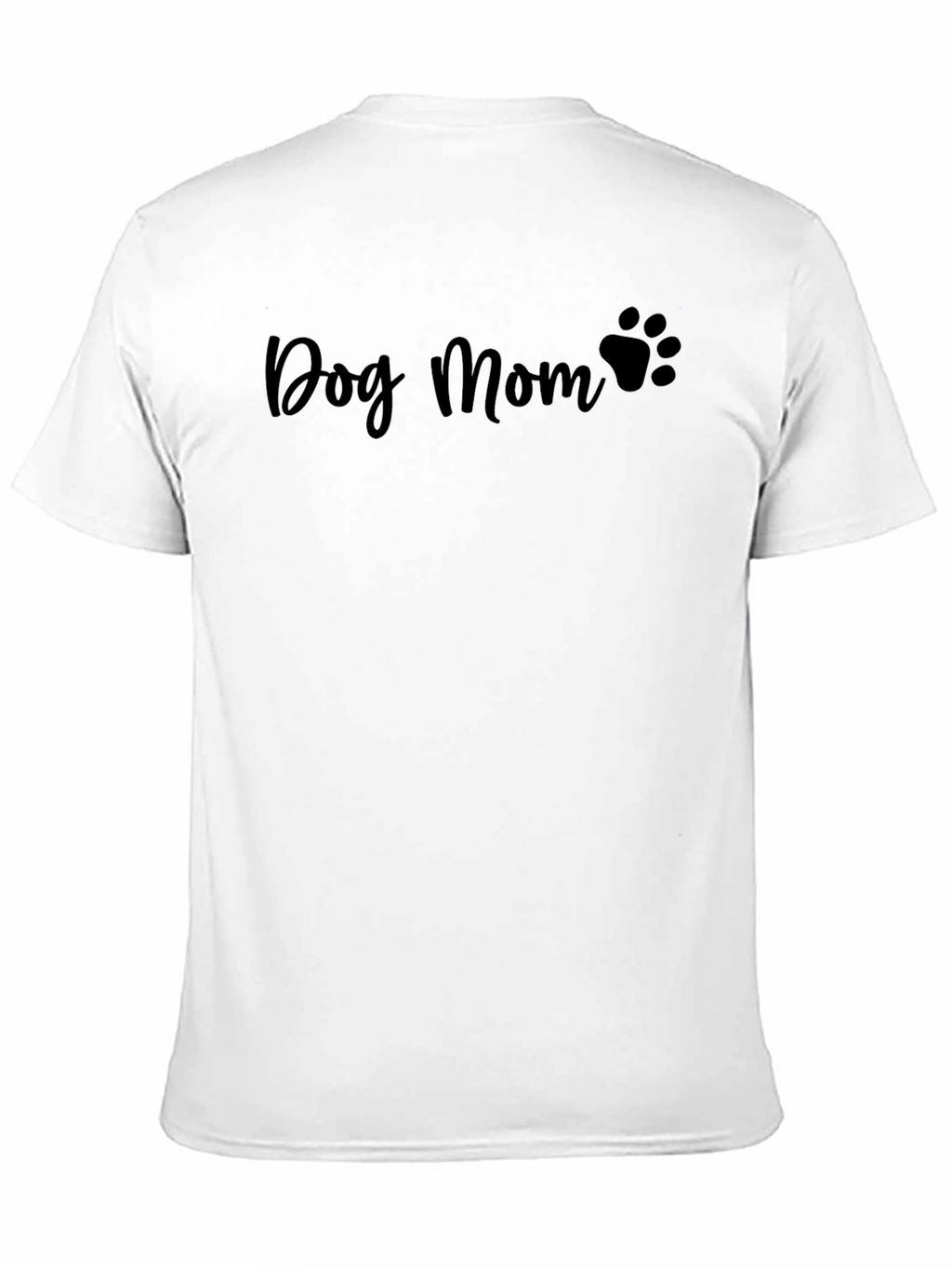 Dog Mom Black Graphic T-Shirt