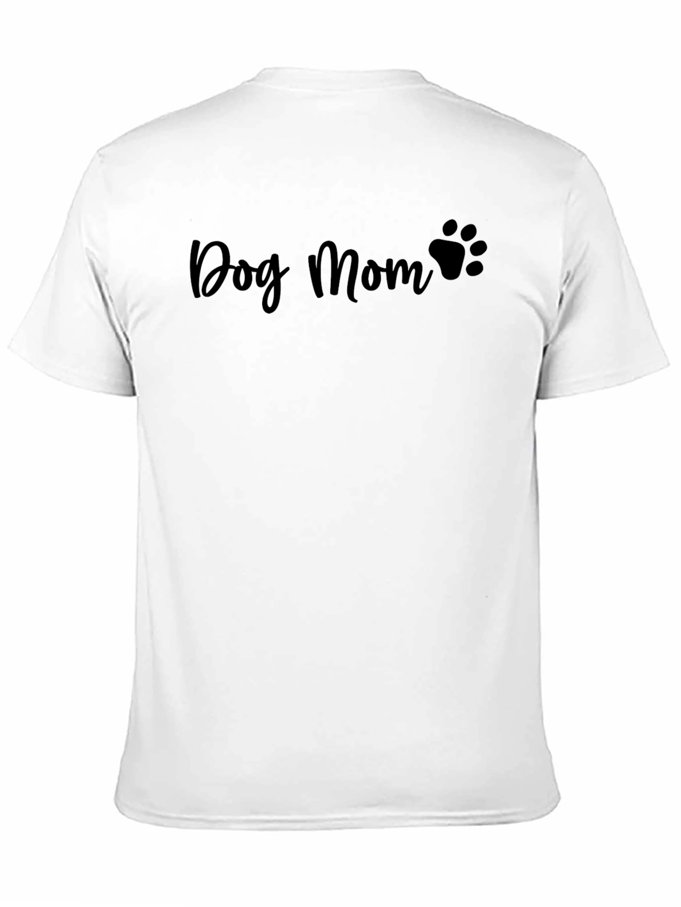 Dog Mom Black Graphic T-Shirt