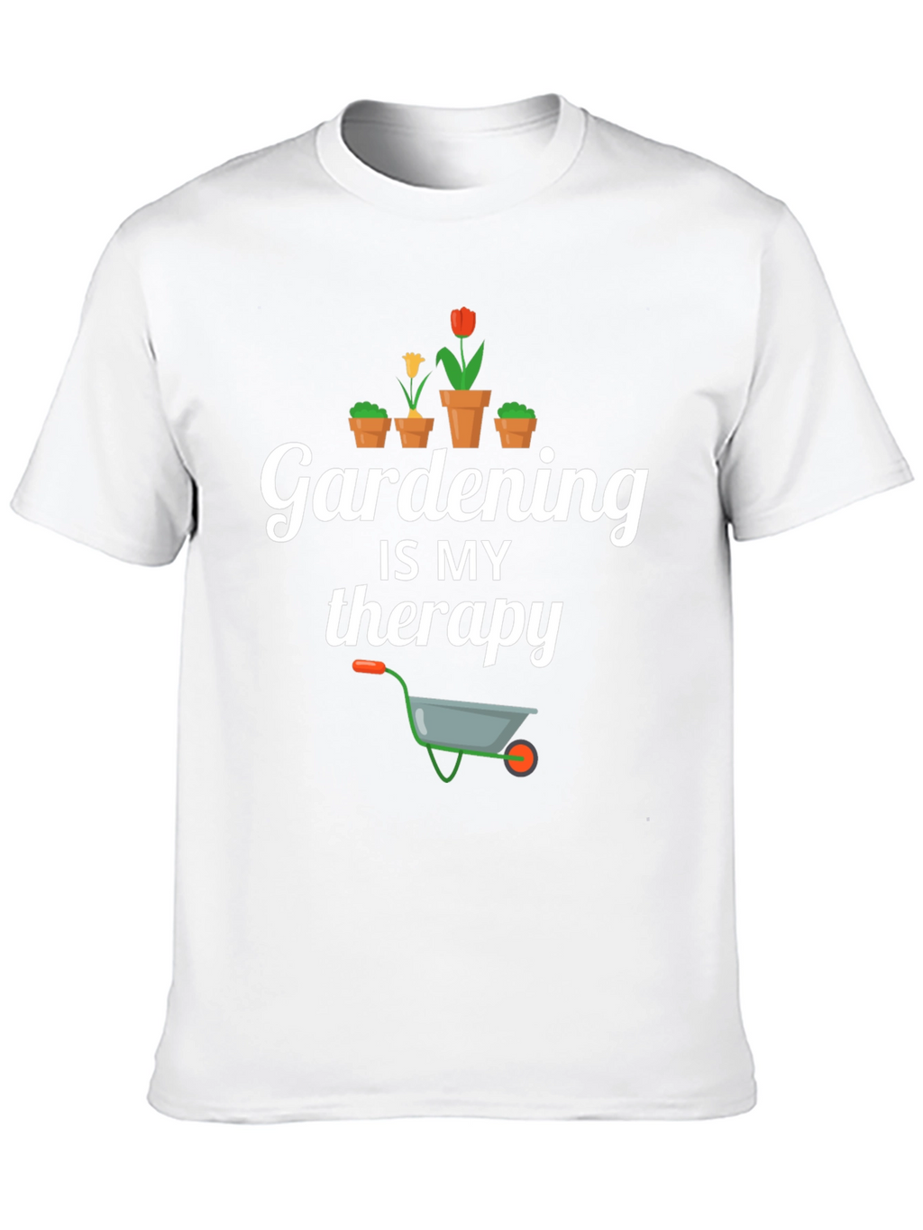 Gardening is My Therapy Graphic T-Shirt