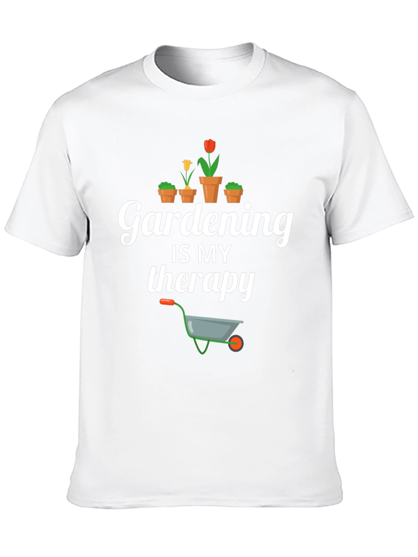 Gardening is My Therapy Graphic T-Shirt