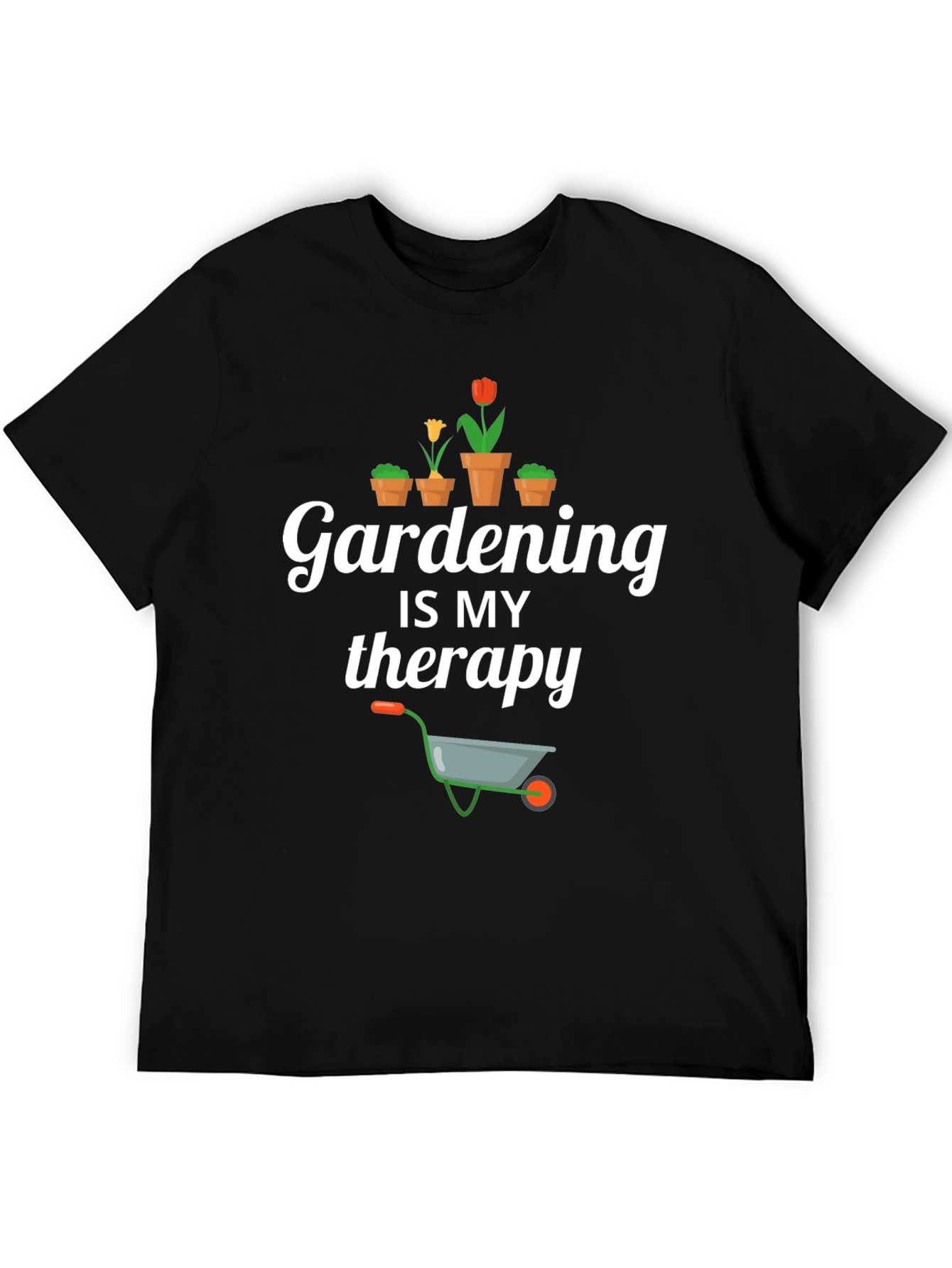 Gardening is My Therapy Graphic T-Shirt