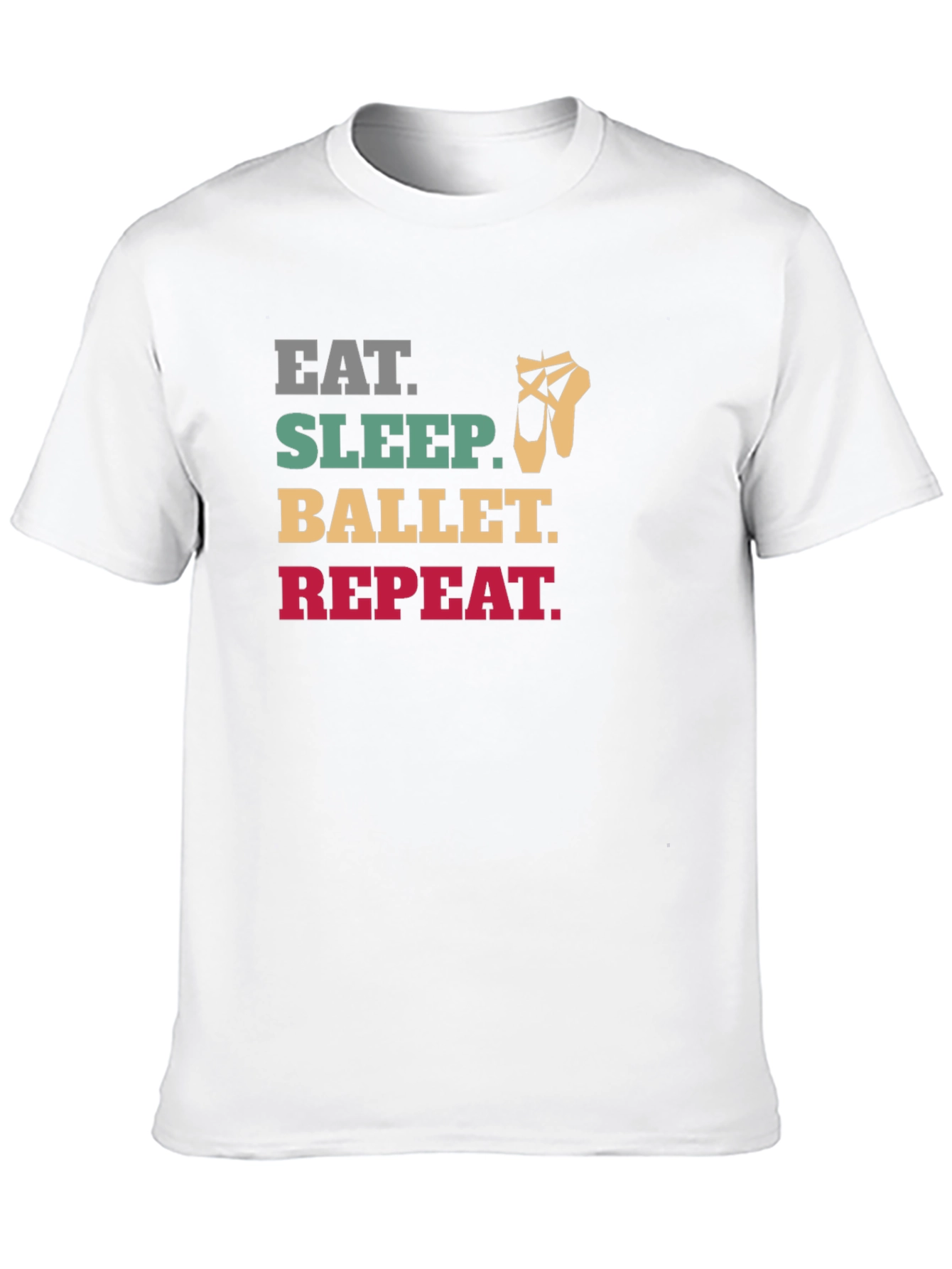 Eat Sleep Ballet Repeat Graphic T-Shirt