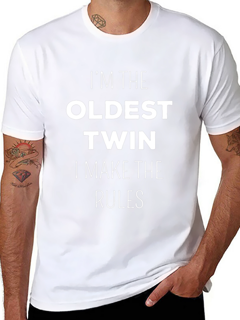 Oldest Twin Rules T-Shirt