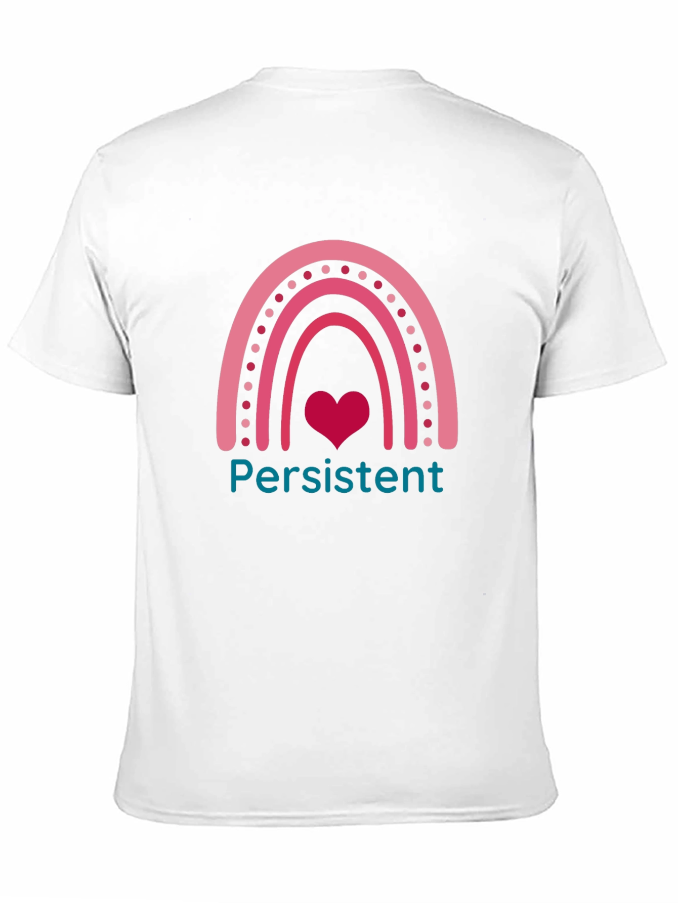 Persistent Heart Rainbow Graphic Tee