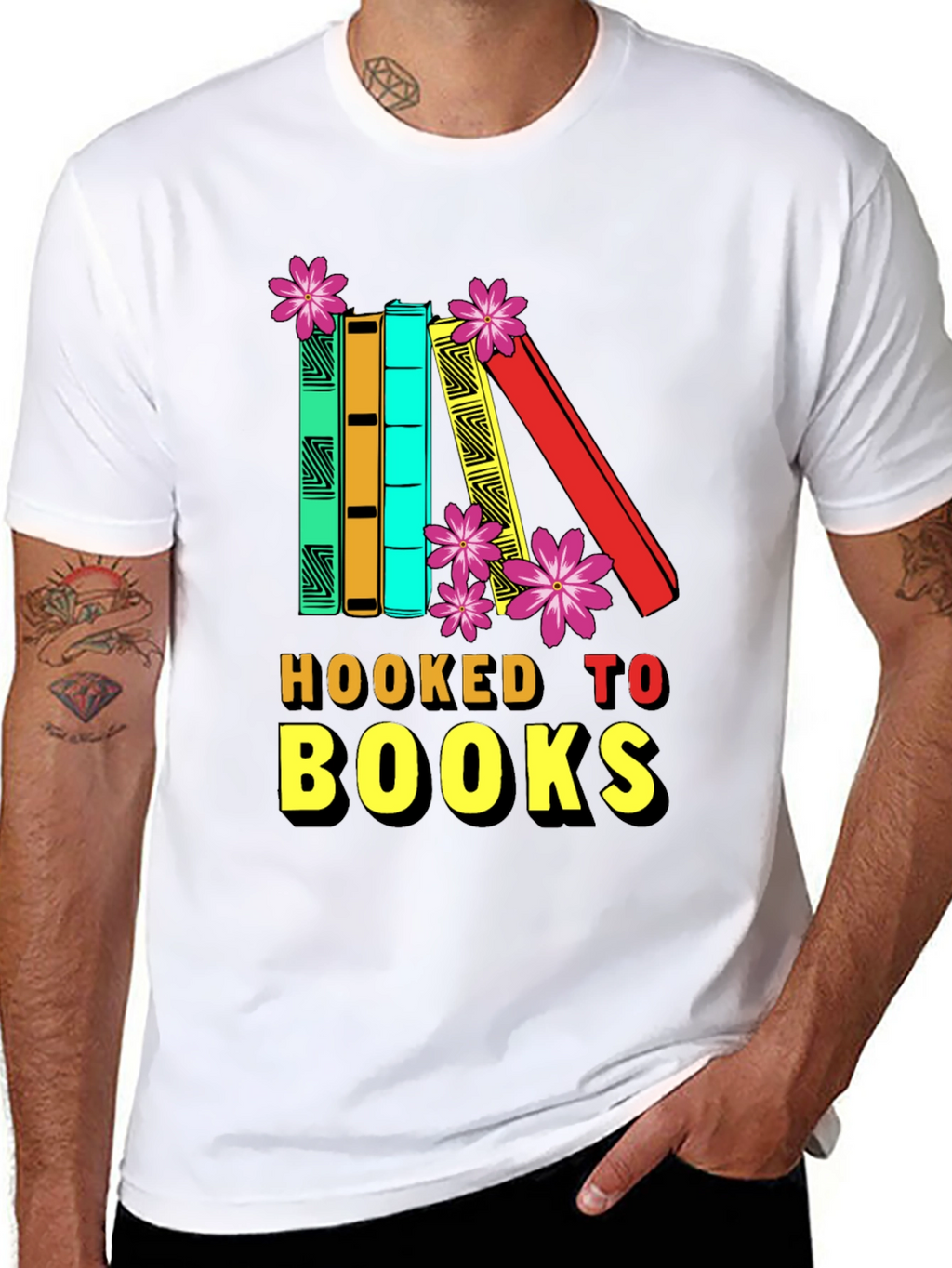 Hooked to Books T-Shirt